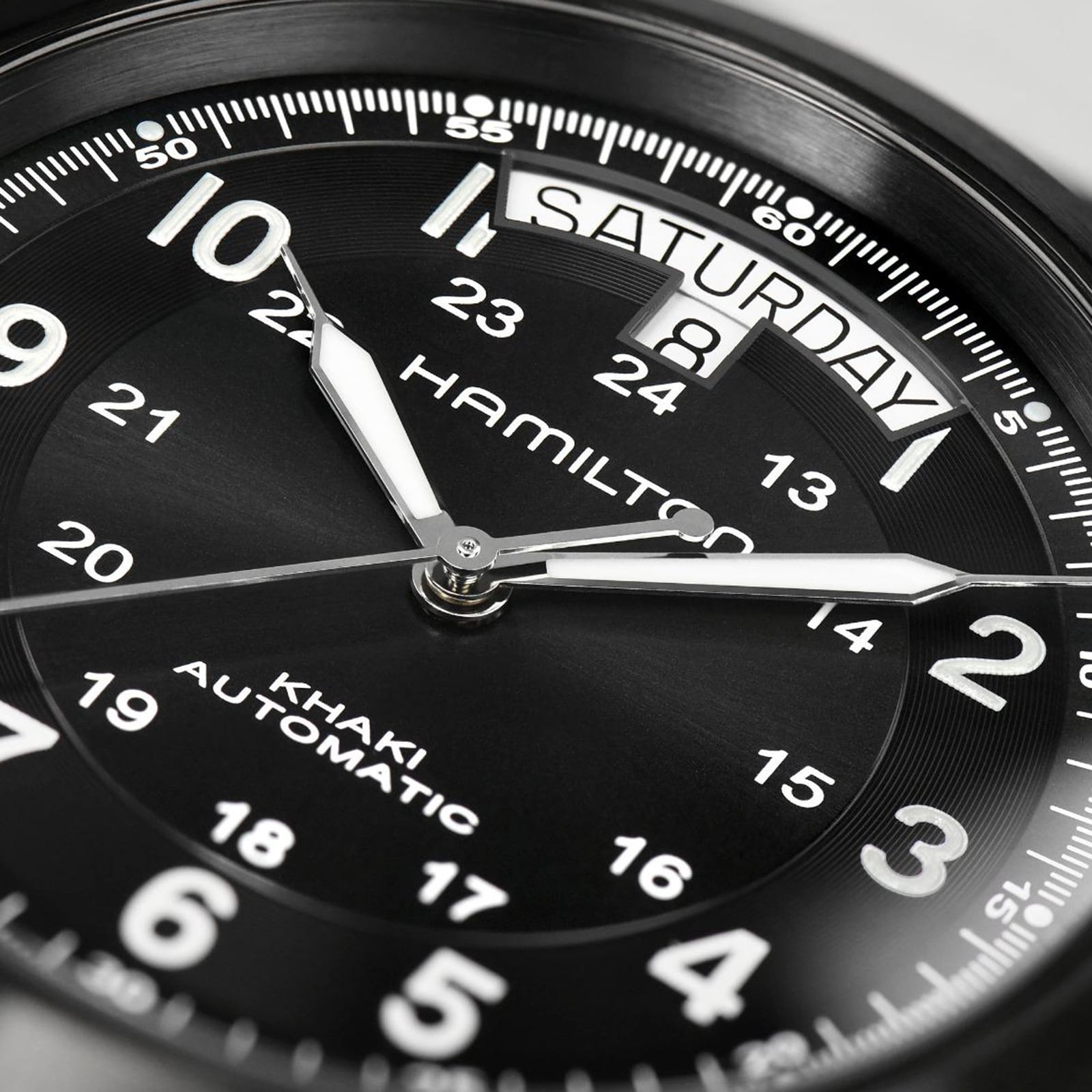 Hamilton Khaki Field H64465733 Automatic Black - 40mm Stainless Steel - Image 4
