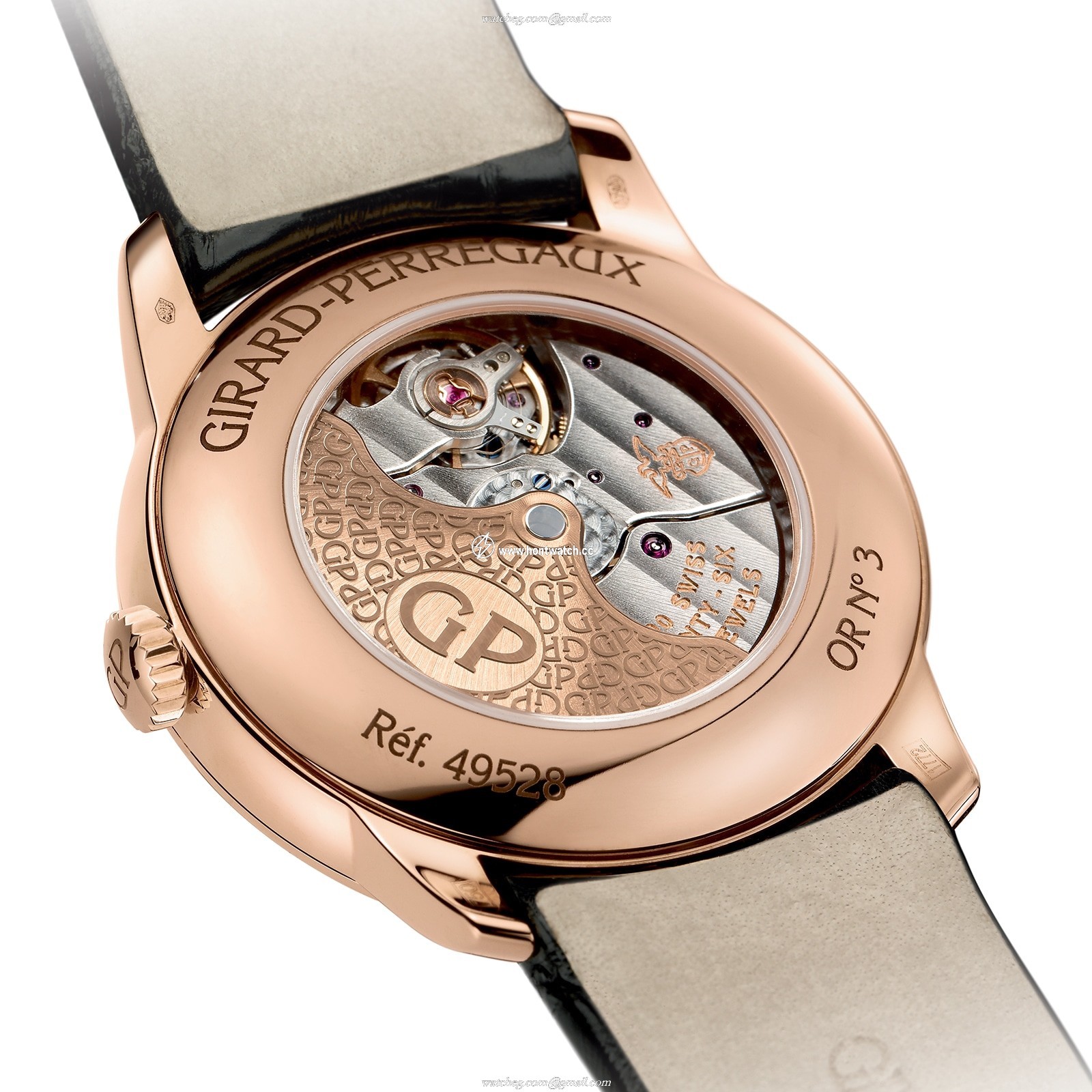 Girard-Perregaux 1966 Rose Gold Automatic Watch - 30mm Mother of Pearl Dial - Image 2