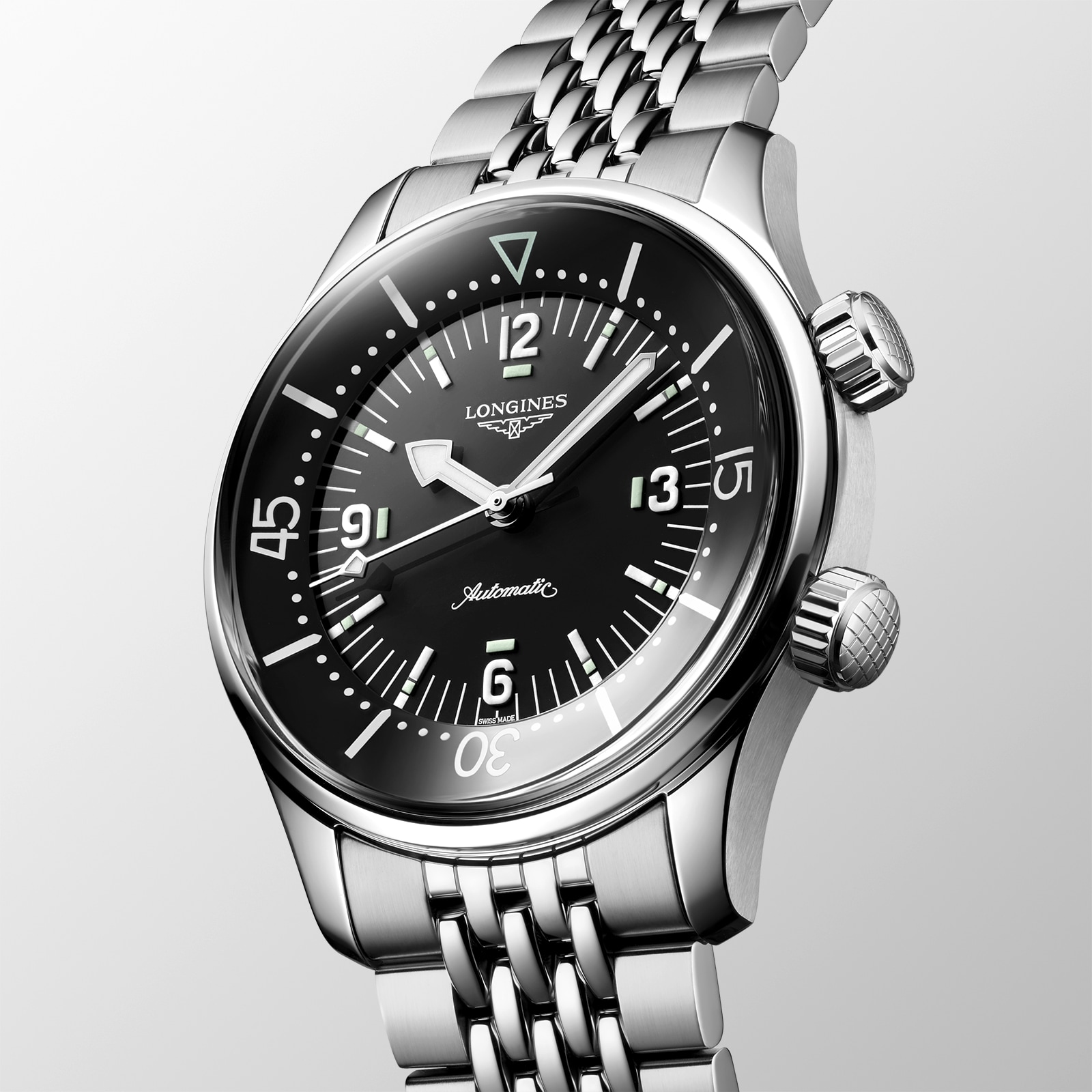 Longines Legend Diver L37644506 | 39mm Automatic Black Dial | Stainless Steel - Image 3