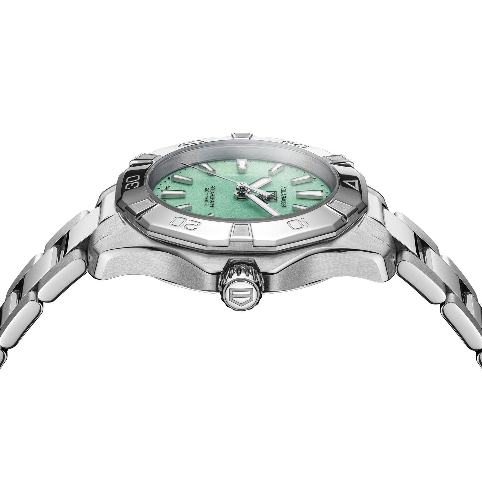 TAG Heuer Aquaracer Solar Green | 34mm Stainless Steel | 200M Water Resistant - Image 4