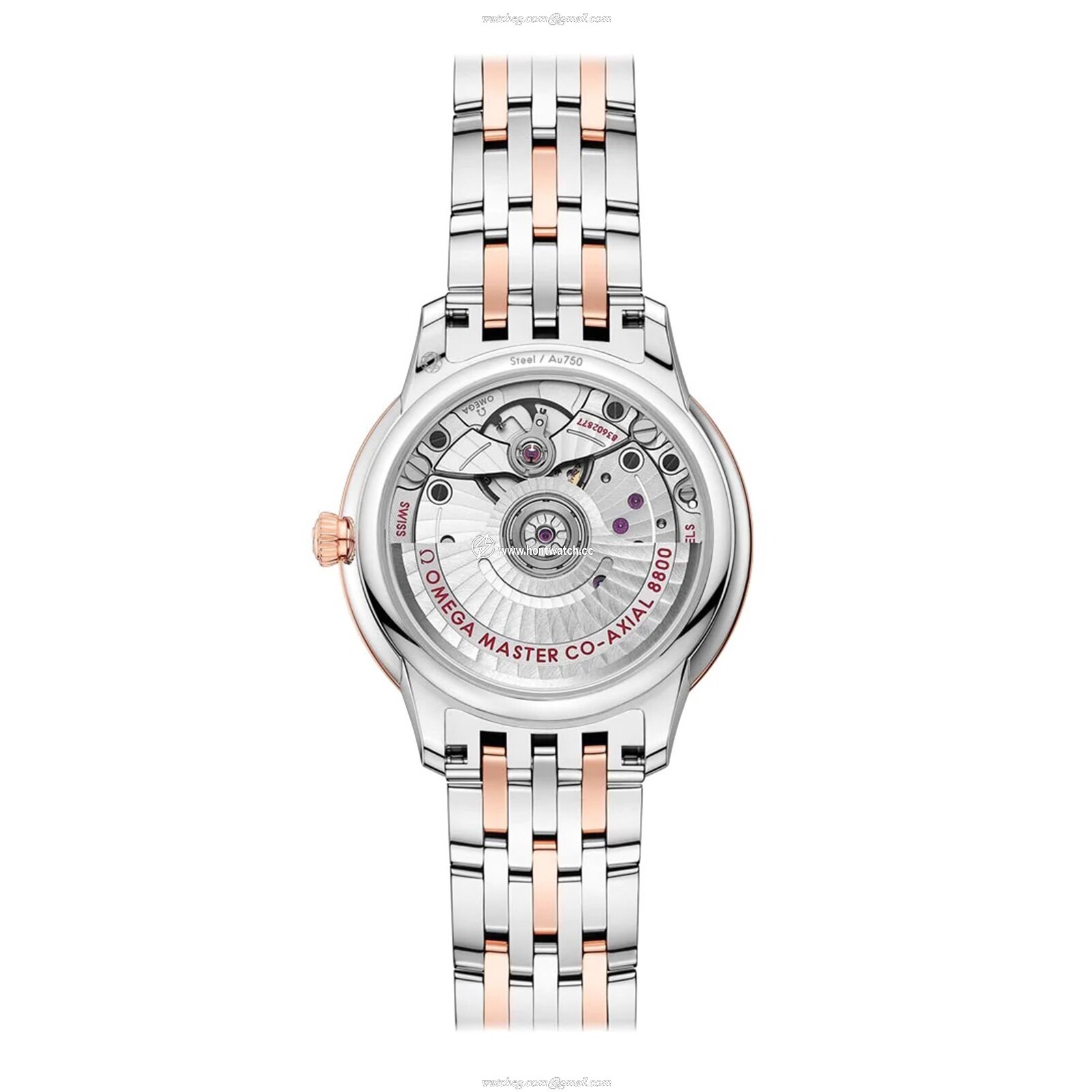Omega De Ville Prestige 34mm Automatic Blue Dial - Stainless Steel & Rose Gold - Image 2