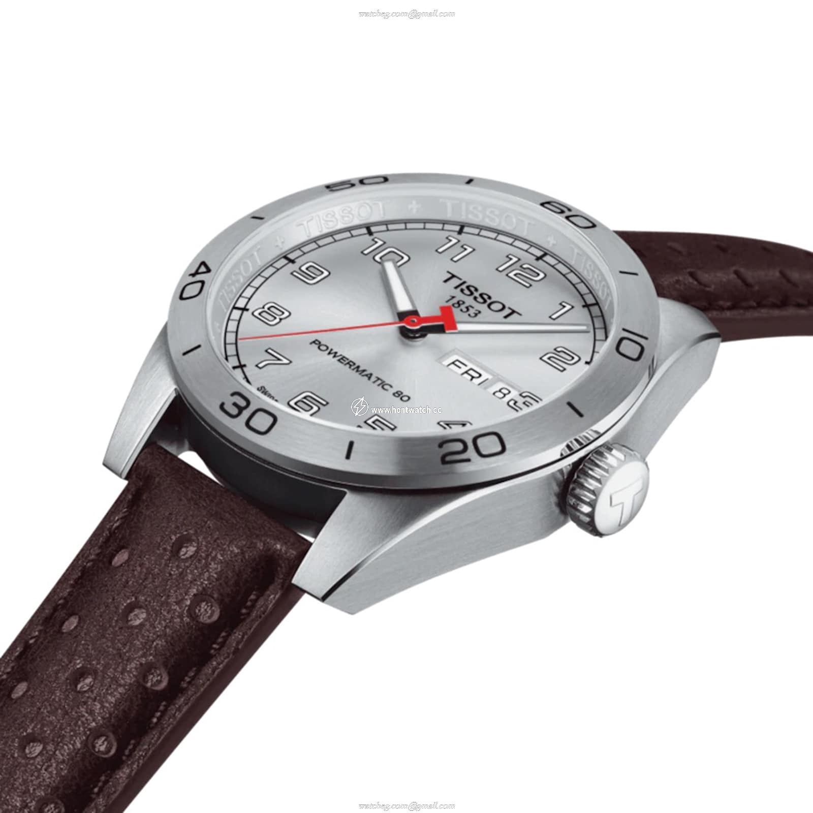 Tissot T-Sport PRS 516 Automatic Watch - 42mm Stainless Steel Silver Dial - Image 2
