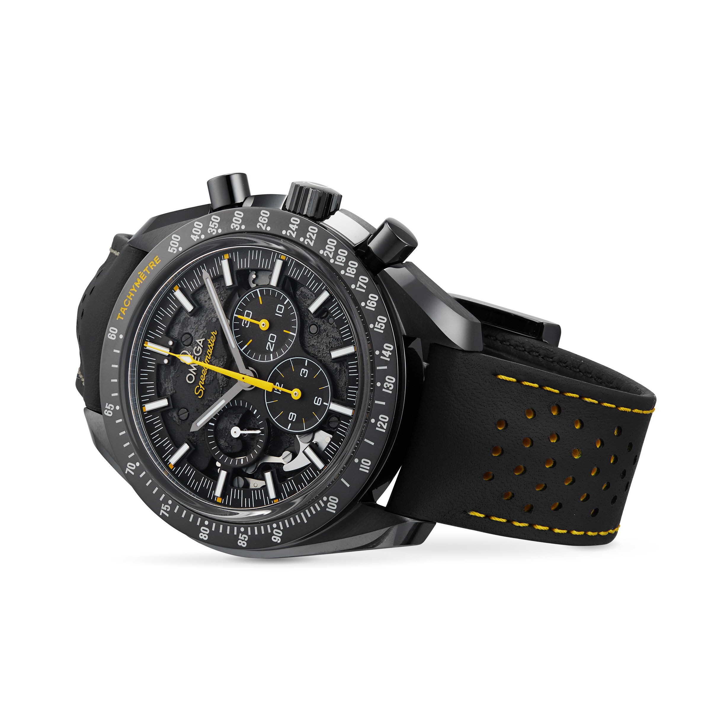 Omega Speedmaster Apollo 8 Ceramic Manual Winding Watch - 44mm Black Dial - Image 3