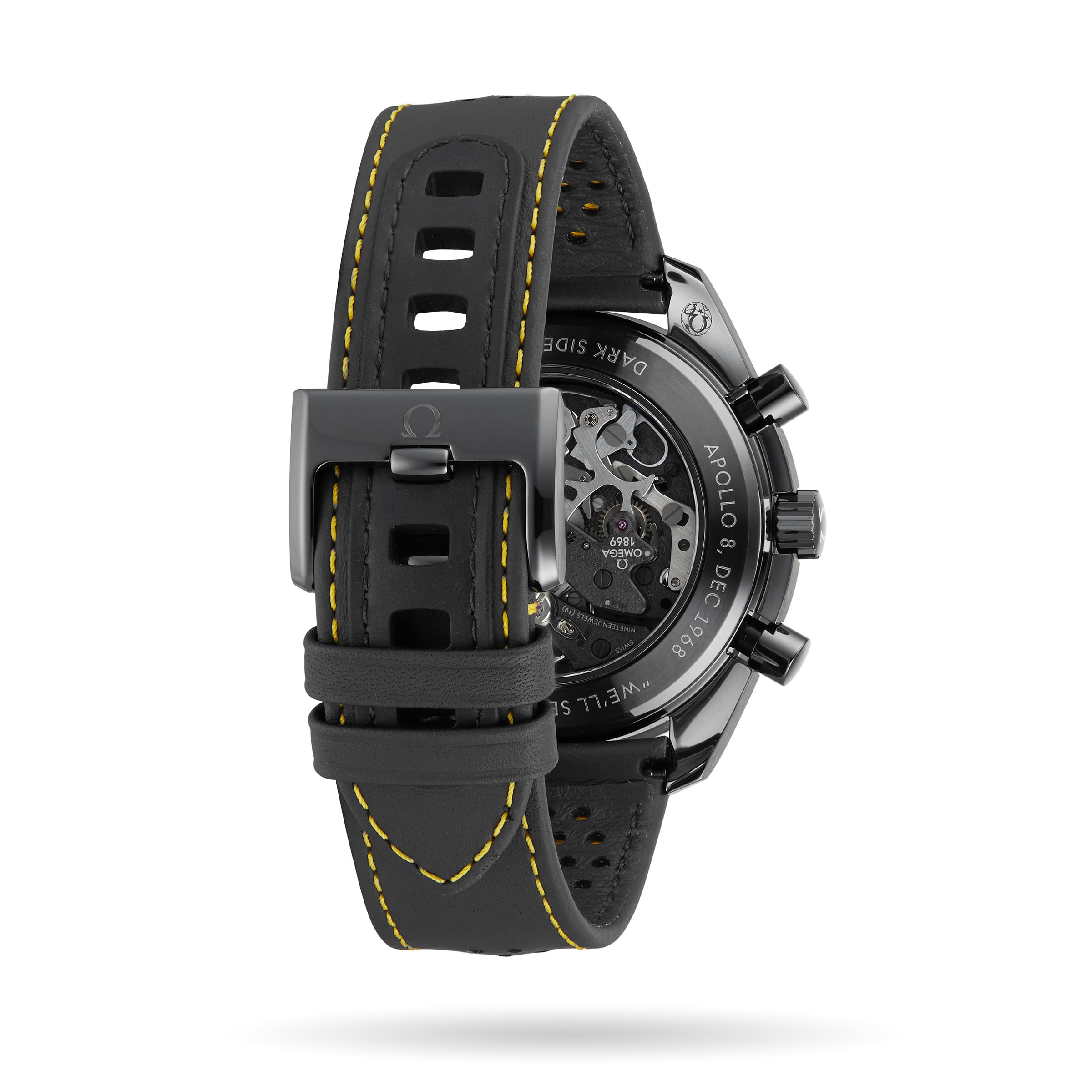 Omega Speedmaster Apollo 8 Ceramic Manual Winding Watch - 44mm Black Dial - Image 4