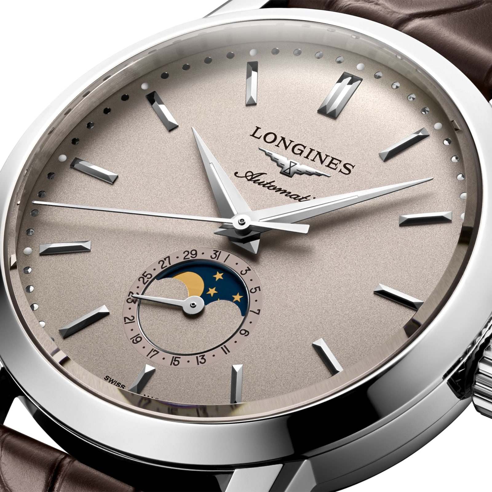 Longines 1832 Automatic Watch - Silver Dial 40mm Stainless Steel - Image 3