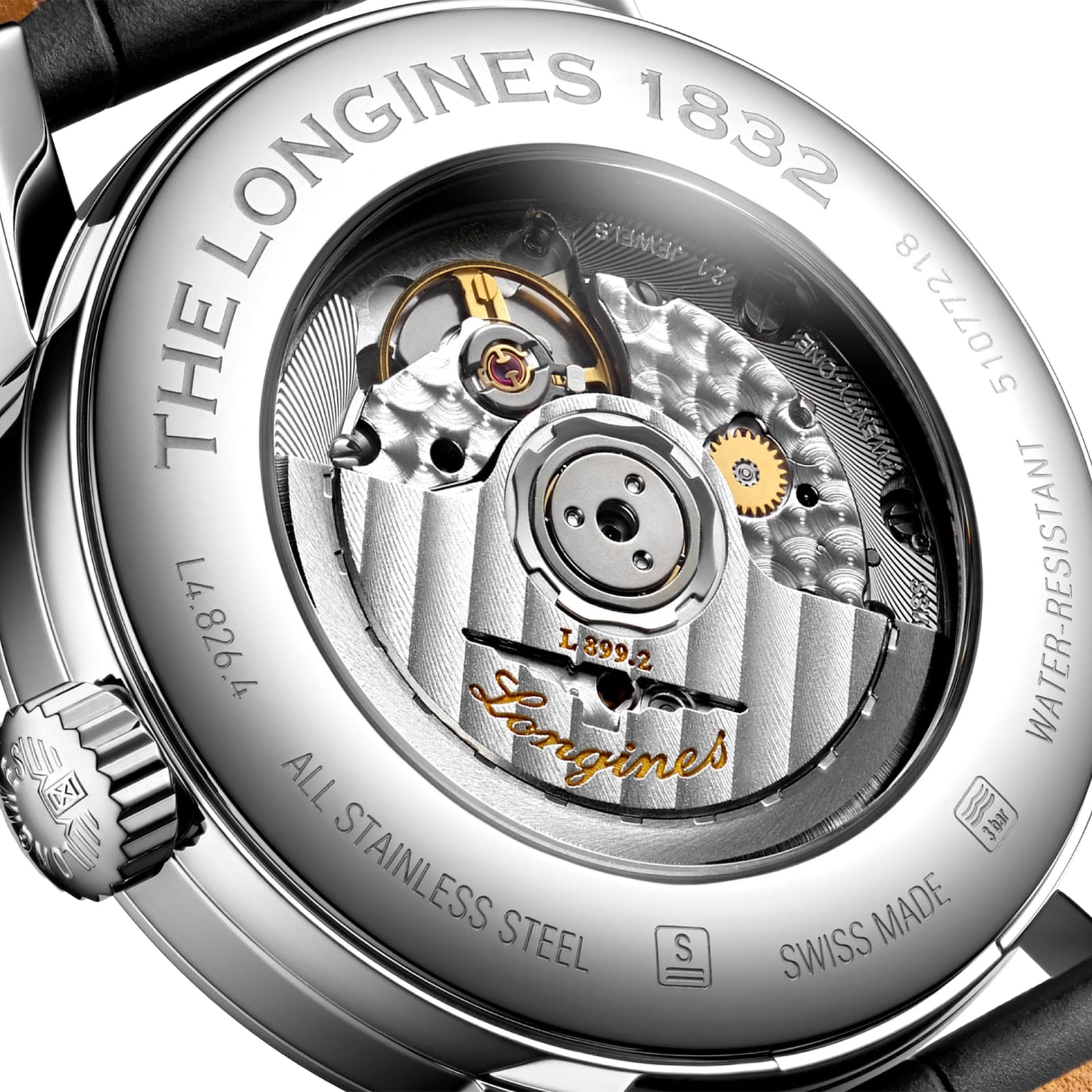 Longines 1832 Automatic Watch - Silver Dial 40mm Stainless Steel - Image 4
