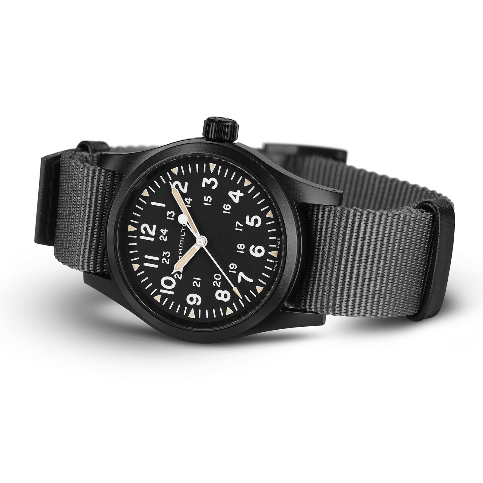 Hamilton Khaki Field H69409930 | 38mm Grey Dial | Mechanical Watch - Image 3