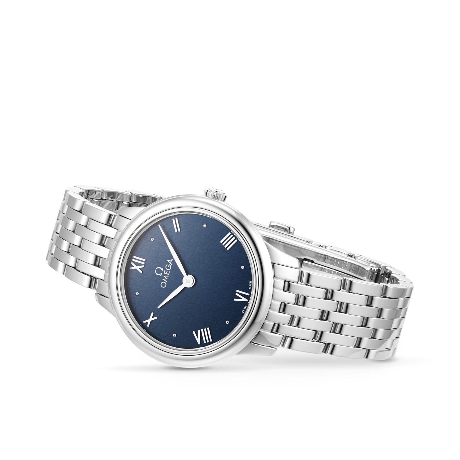 Omega De Ville Prestige 27.5mm Blue Dial | Stainless Steel Quartz Watch - Image 3