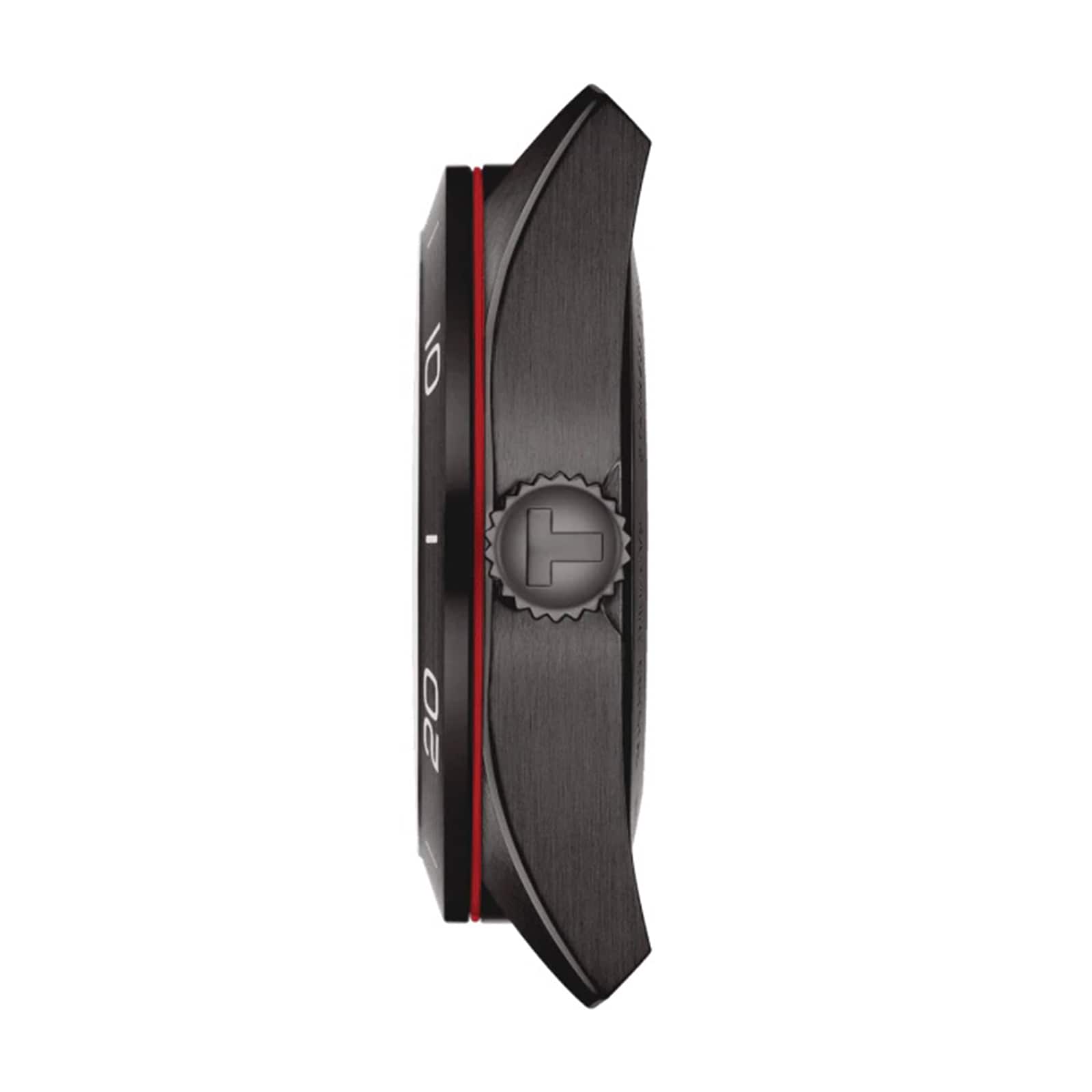 Tissot T-Sport PRS 516 Automatic Watch - 42mm Black Dial & Leather Strap - Image 3