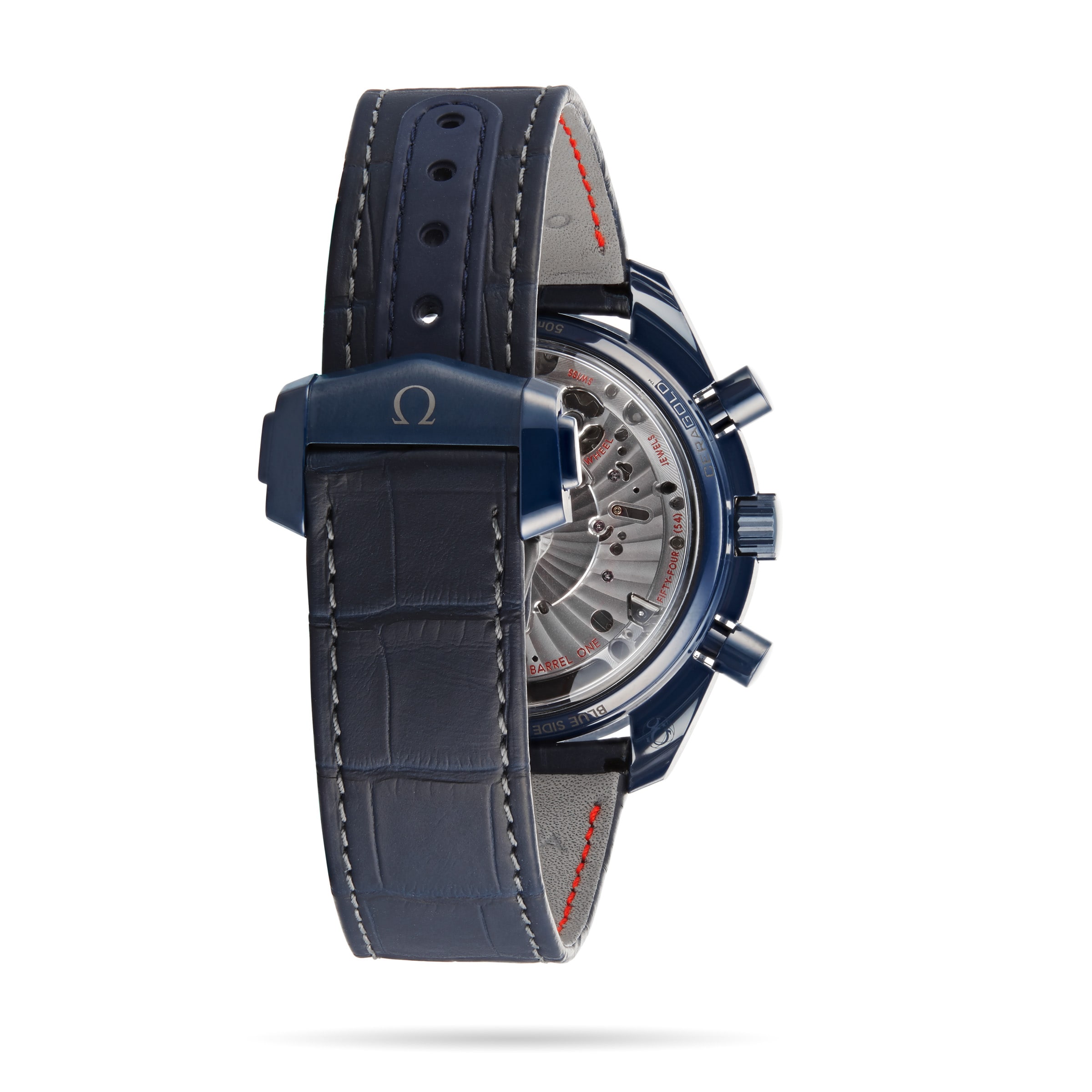 Omega Speedmaster Blue Ceramic Automatic Watch - 44mm Blue Dial | Replica - Image 3