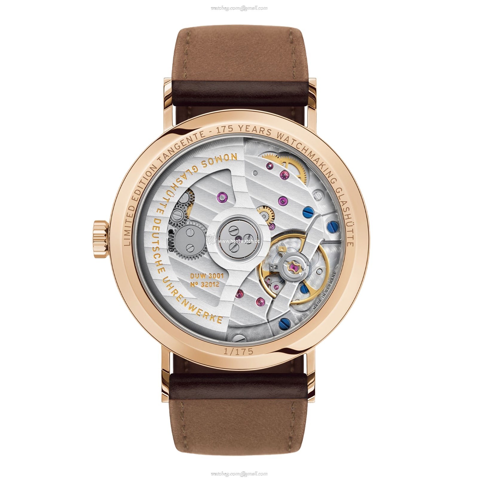 Tissot Tangente 160.S1 | 18ct Rose Gold Automatic Watch - 35mm White Dial - Image 2