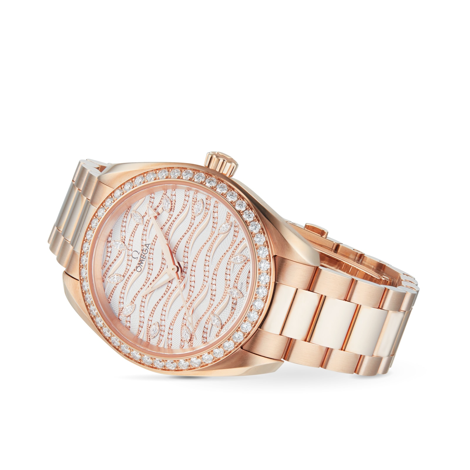 Omega Seamaster Aqua Terra 34mm | 18ct Rose Gold | Diamond Dial | Automatic - Image 3