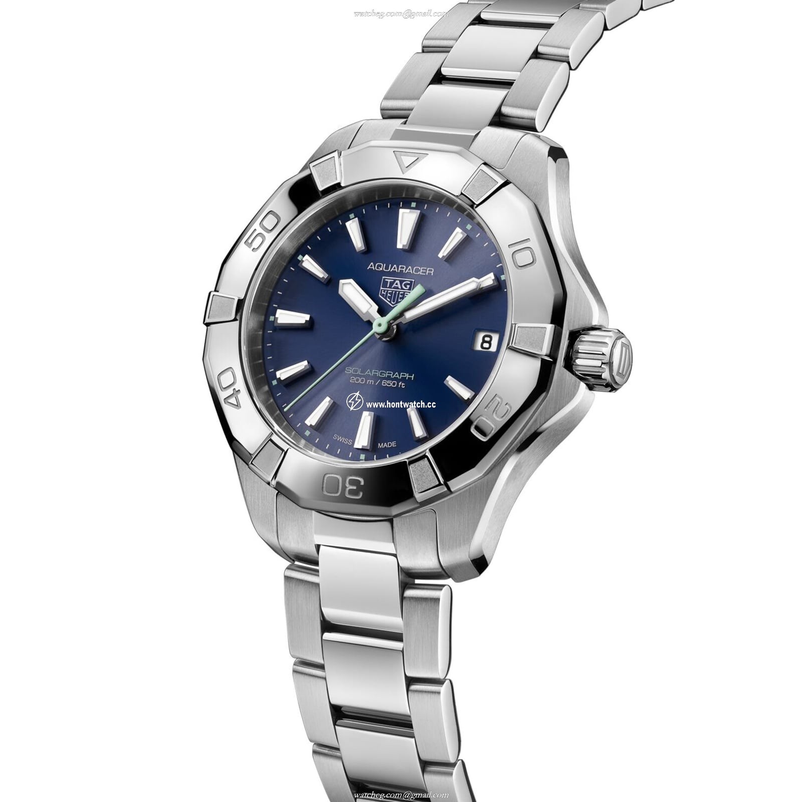 TAG Heuer Aquaracer WBP1311.BA0005 | 34mm Solar Blue Dial | Stainless Steel - Image 2