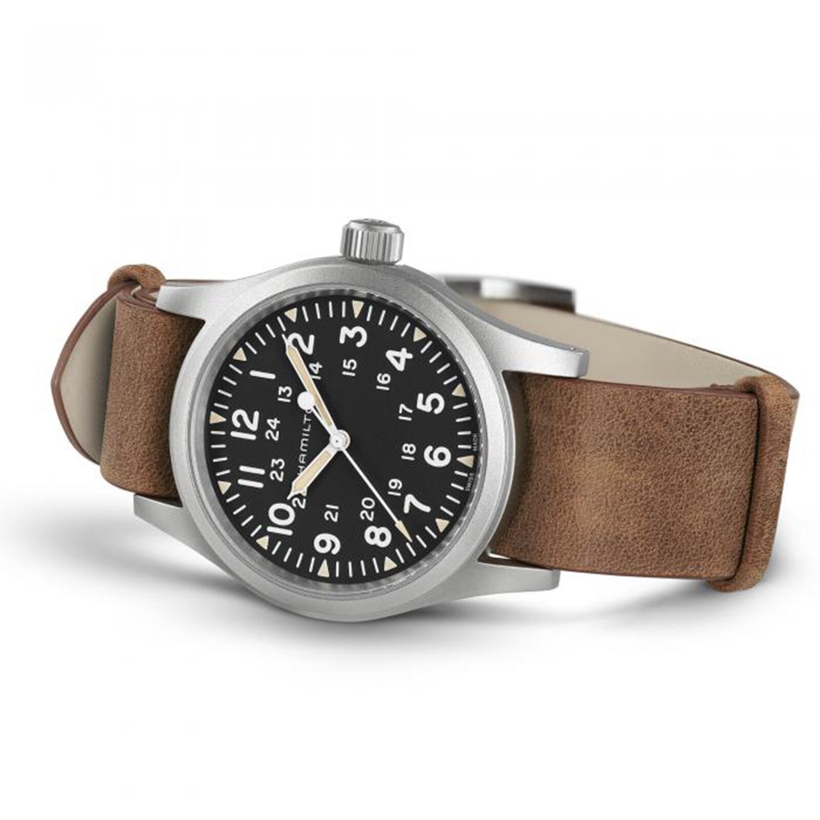 Hamilton Khaki Field H69439531 | 38mm Black Dial | Mechanical Watch - Image 3