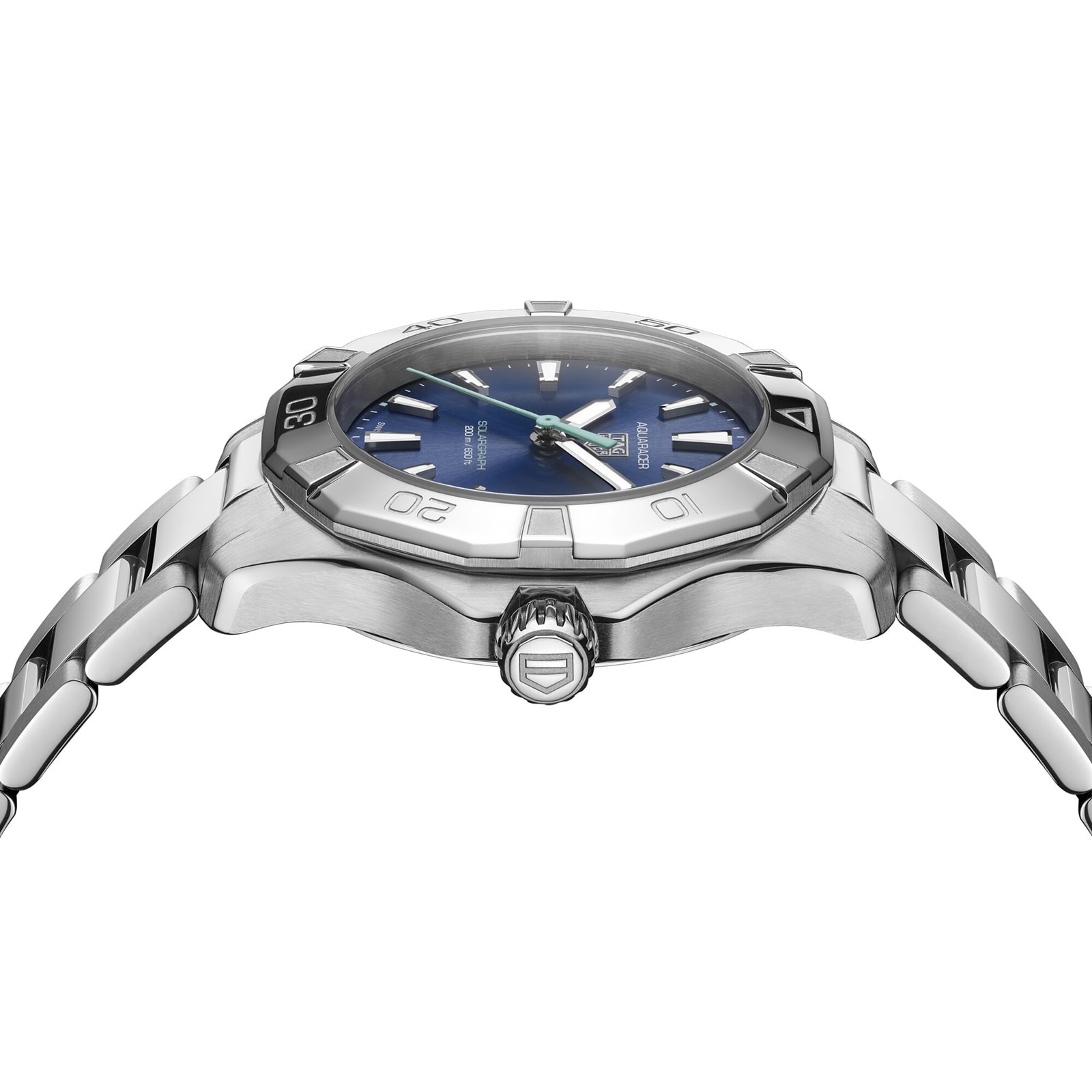 TAG Heuer Aquaracer WBP1311.BA0005 | 34mm Solar Blue Dial | Stainless Steel - Image 4