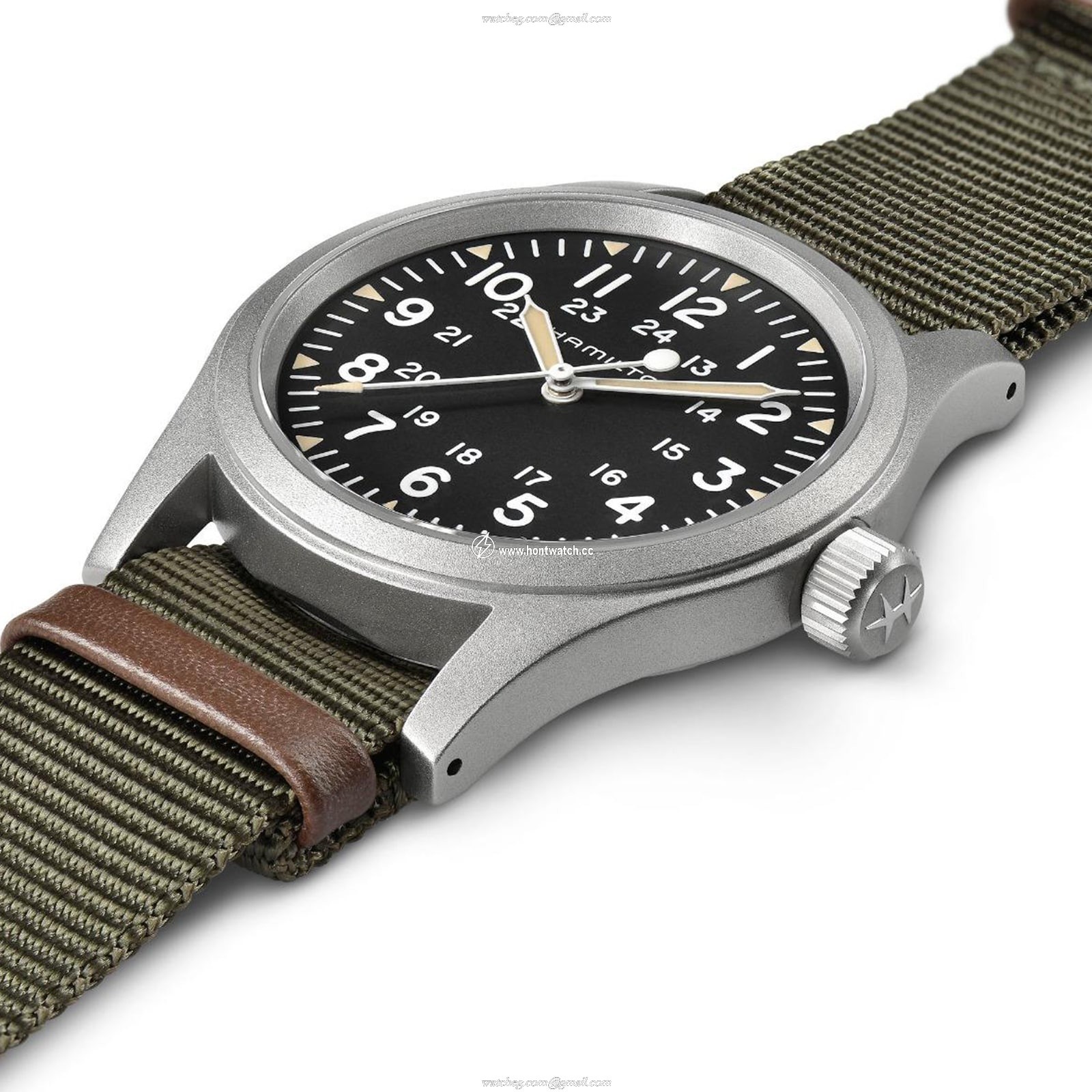 Hamilton Khaki Field H69439931 | 38mm Black Dial | Mechanical Watch - Image 2