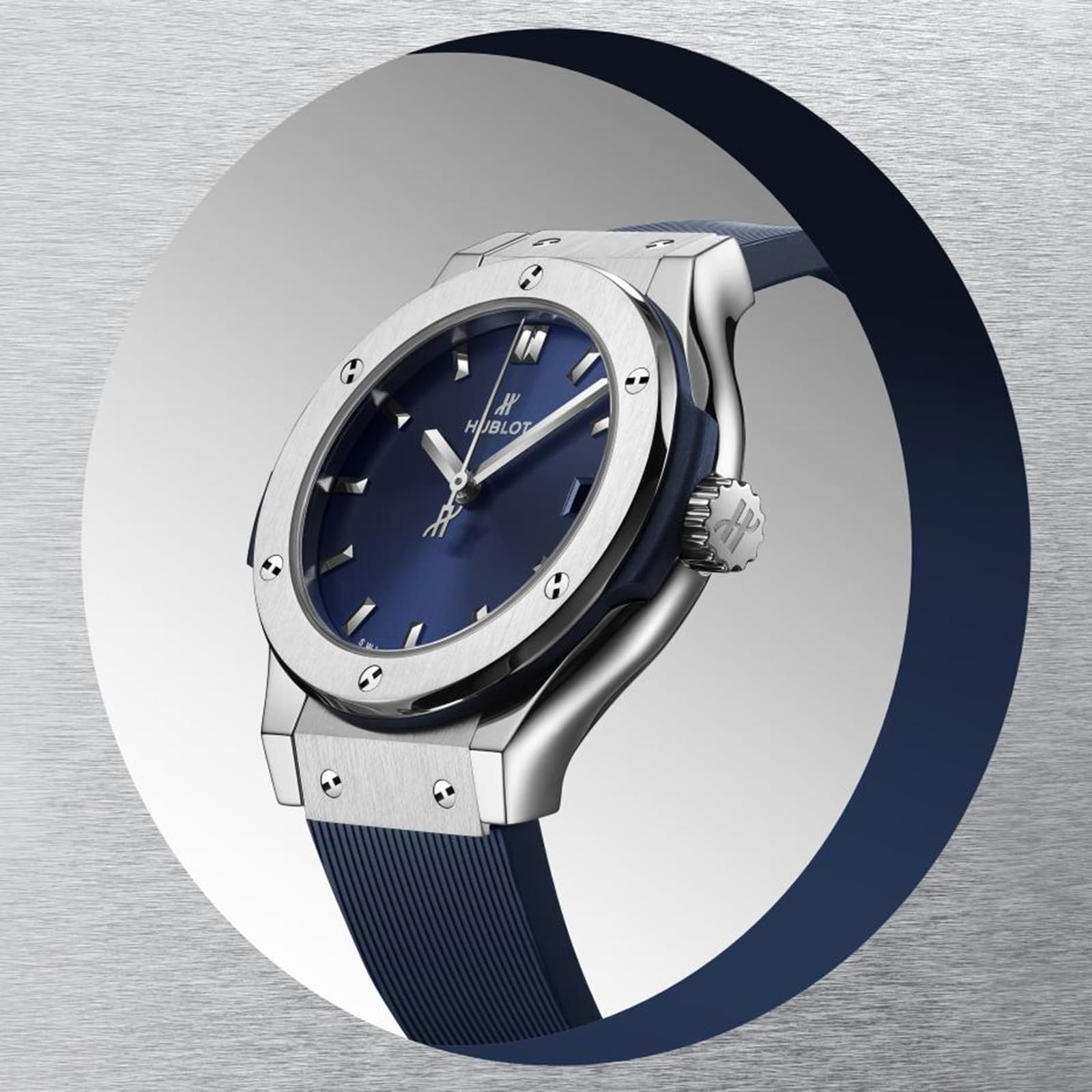 Hublot Titanium Automatic Blue Watch - 32mm Case | 50M Water Resistant - Image 3