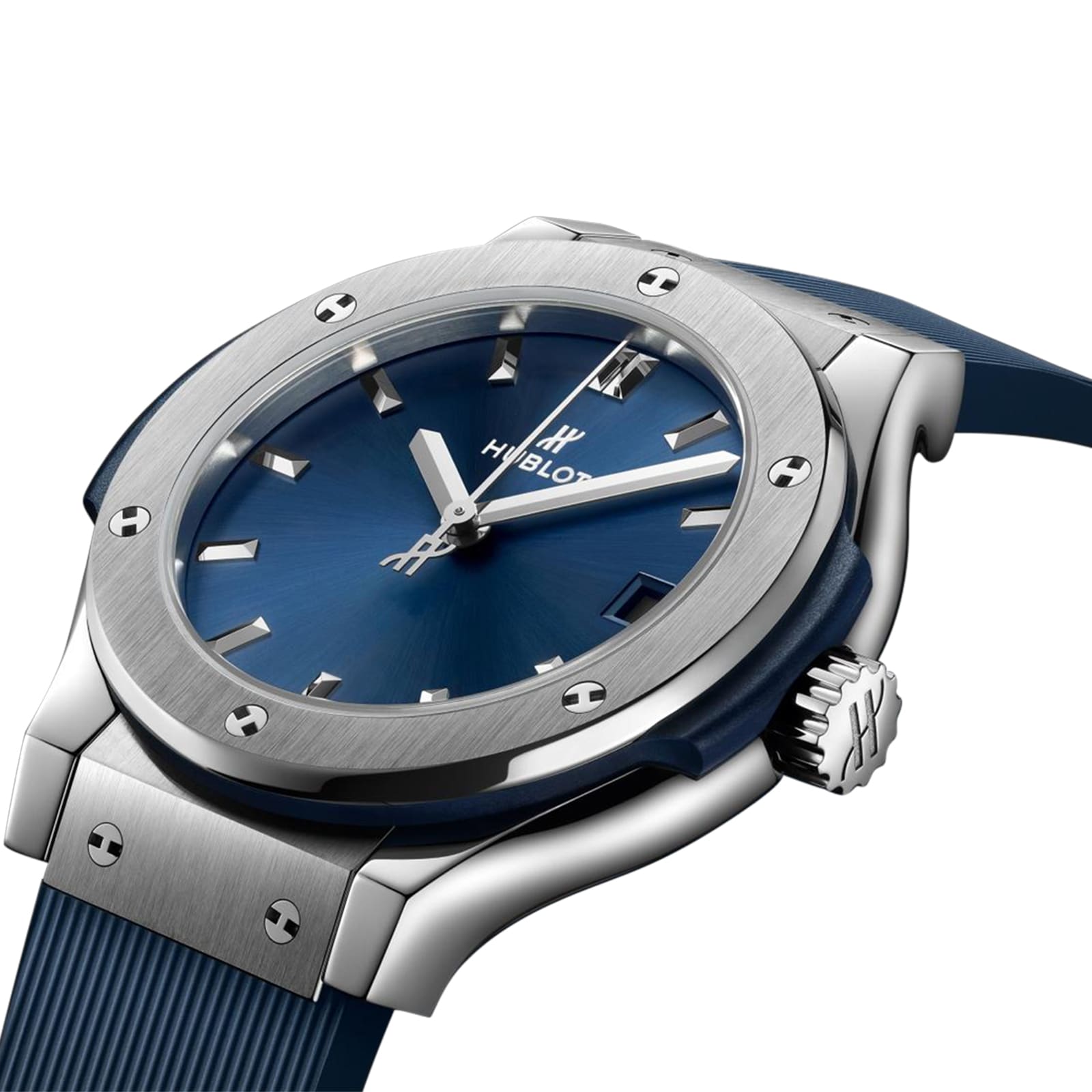 Hublot Titanium Automatic Blue Watch - 32mm Case | 50M Water Resistant - Image 4