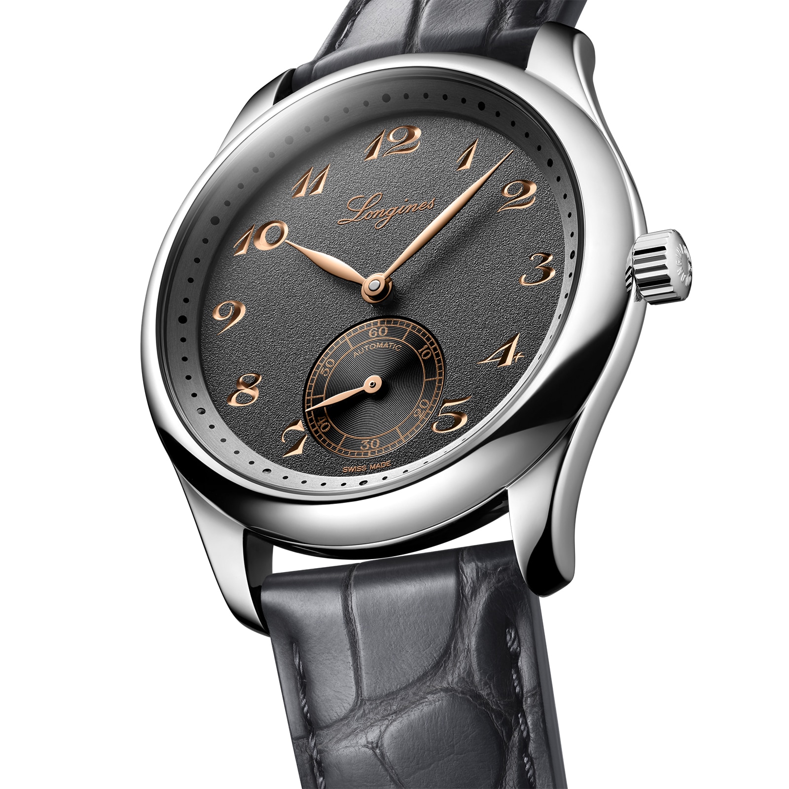Longines Master Collection L28434632 Automatic Grey Watch - 38.5mm Stainless Steel - Image 3