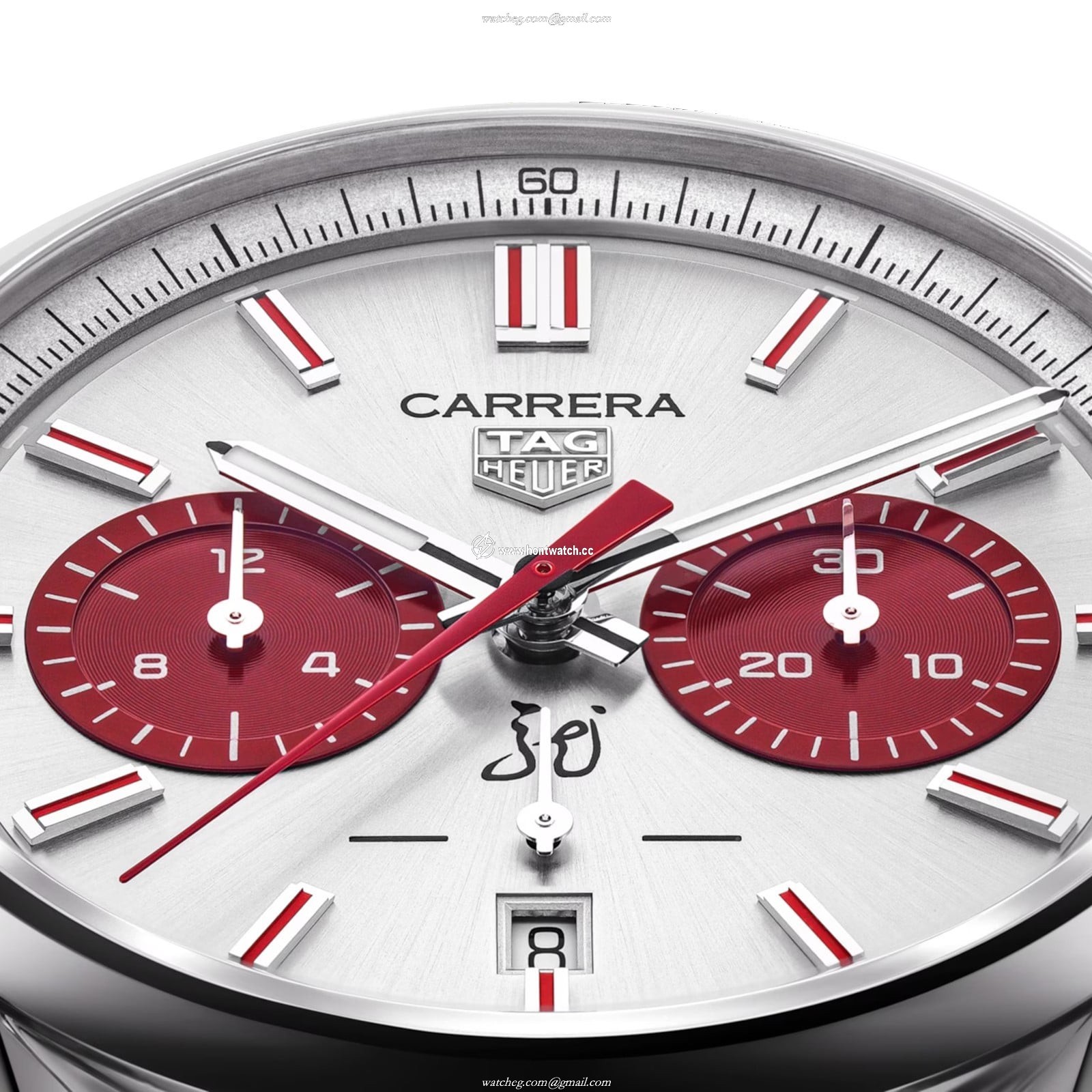 TAG Heuer Carrera CBN201H.FC6553 - Automatic Chronograph - 42mm Stainless Steel - Image 2