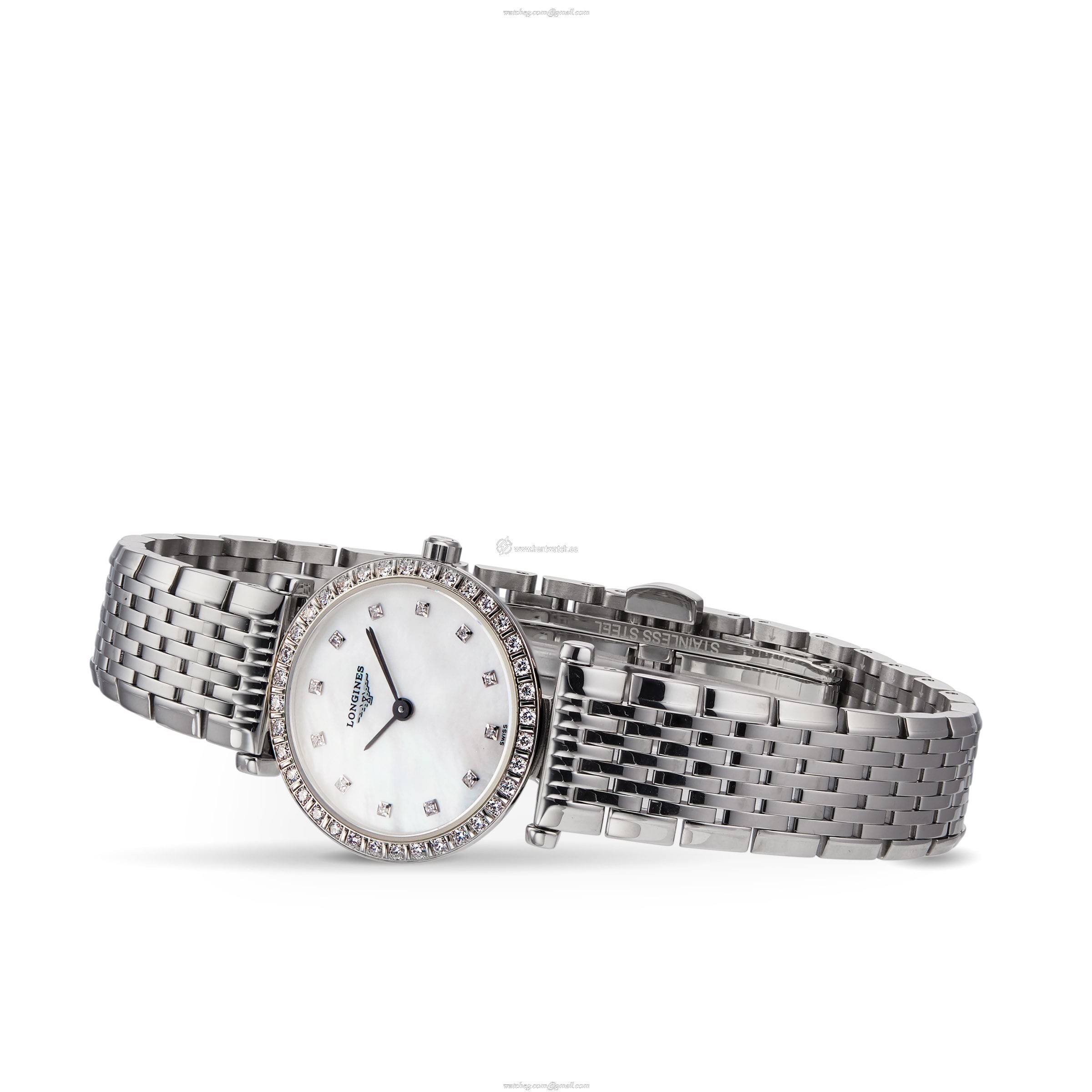 Longines L43410806 Quartz Watch - Mother of Pearl Dial & Diamonds | 24mm - Image 2