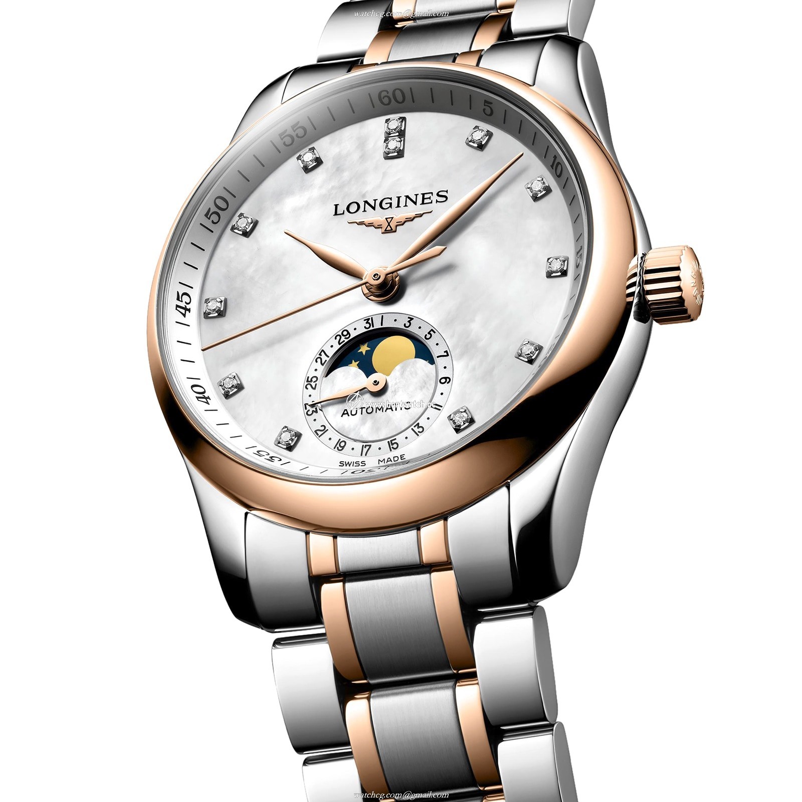Longines Master Collection L24095897 | 34mm Automatic Watch | Mother Of Pearl Dial - Image 2