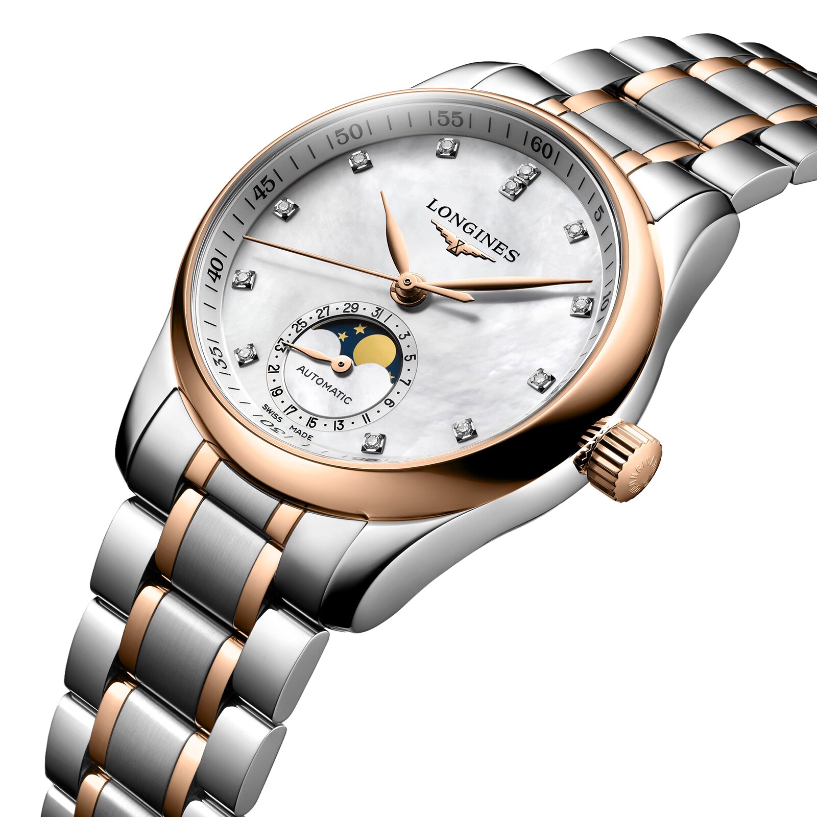 Longines Master Collection L24095897 | 34mm Automatic Watch | Mother Of Pearl Dial - Image 3