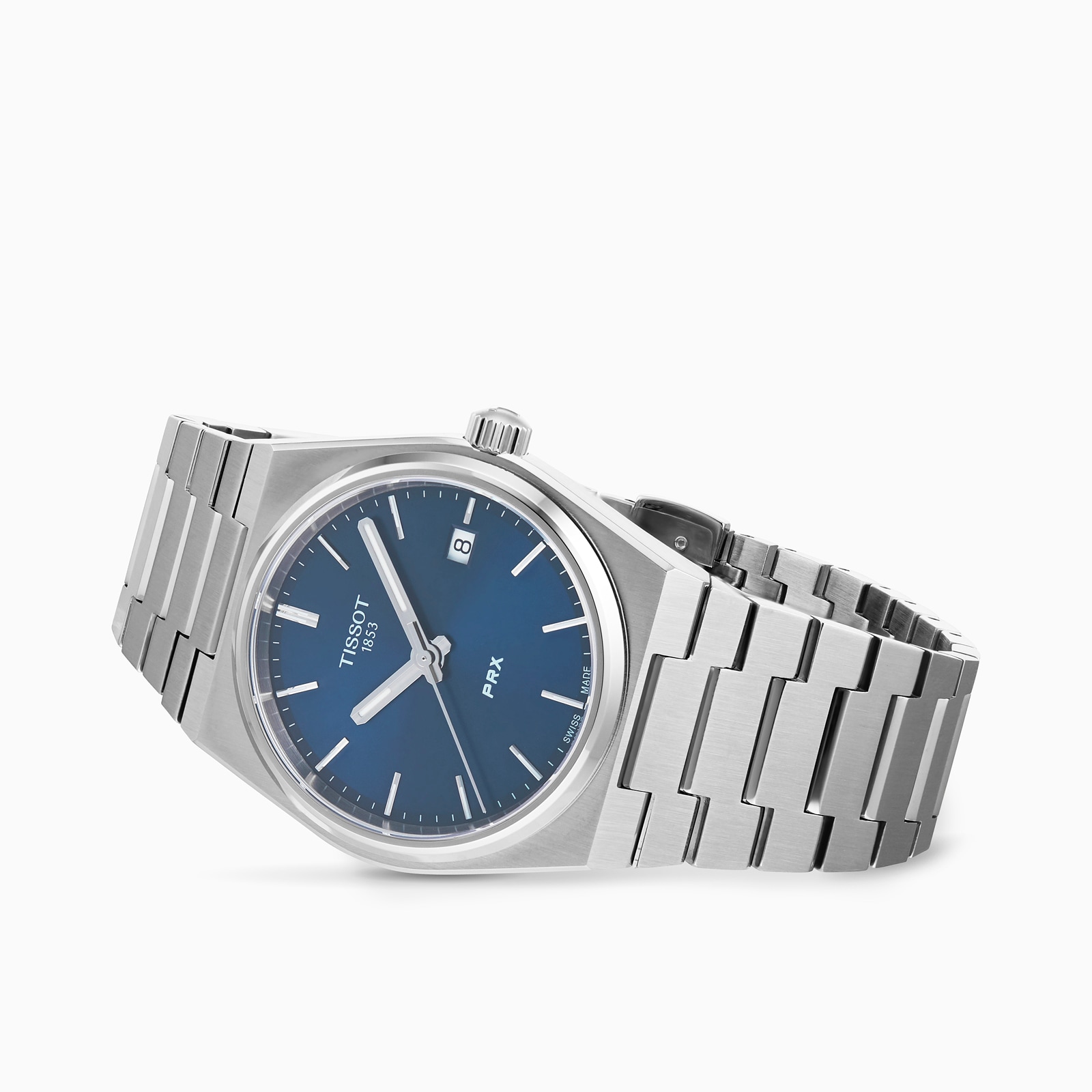 Tissot T-Classic T1372101104100 | 35mm Blue Dial | Stainless Steel Quartz Watch - Image 4