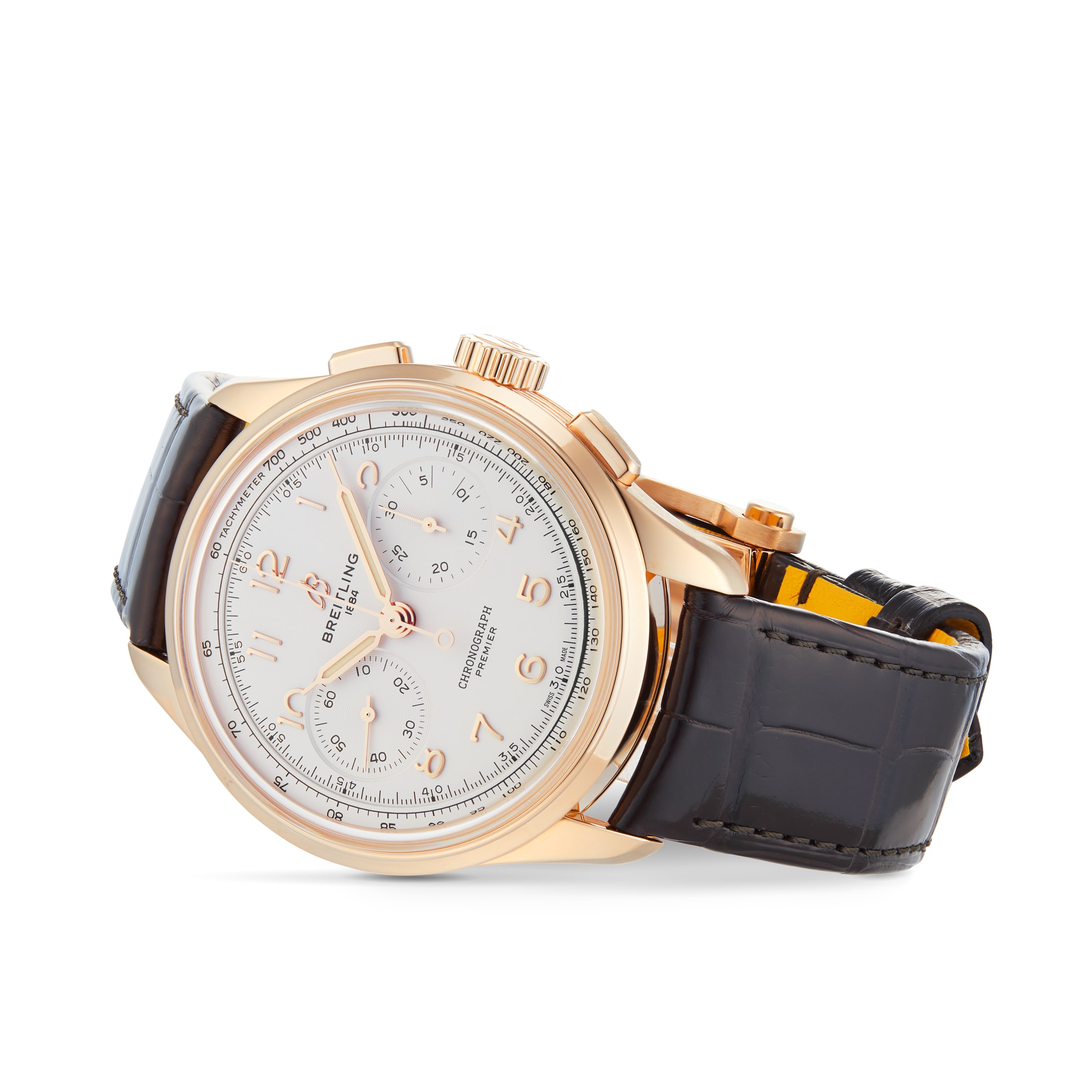 Breitling Premier RB0930371G1P1 | 40mm 18ct Rose Gold Silver Dial - Image 4