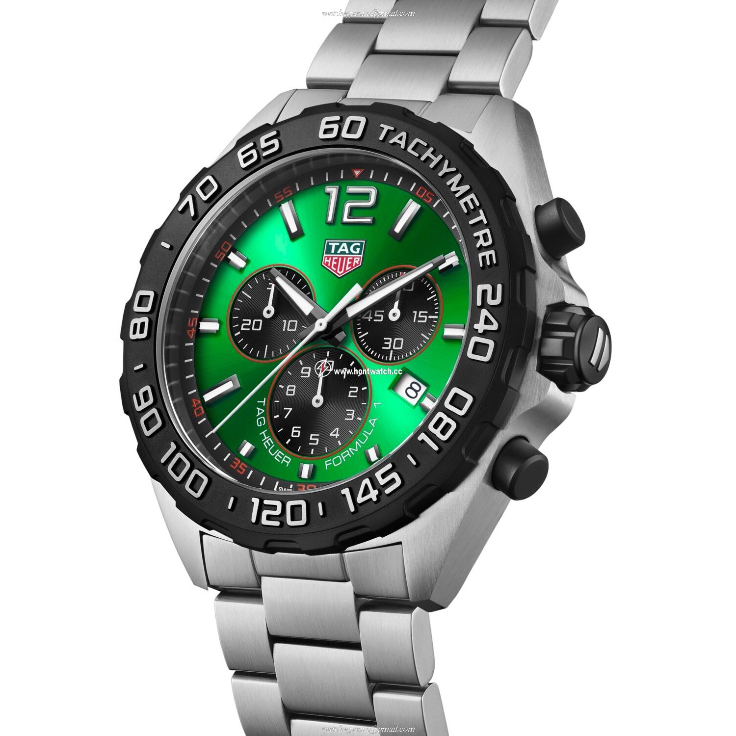 TAG Heuer Formula 1 CAZ101AP.BA0842 - 43mm Green Dial Quartz Watch - Image 2
