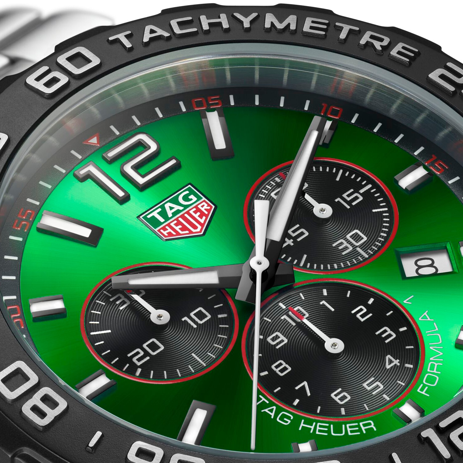 TAG Heuer Formula 1 CAZ101AP.BA0842 - 43mm Green Dial Quartz Watch - Image 3