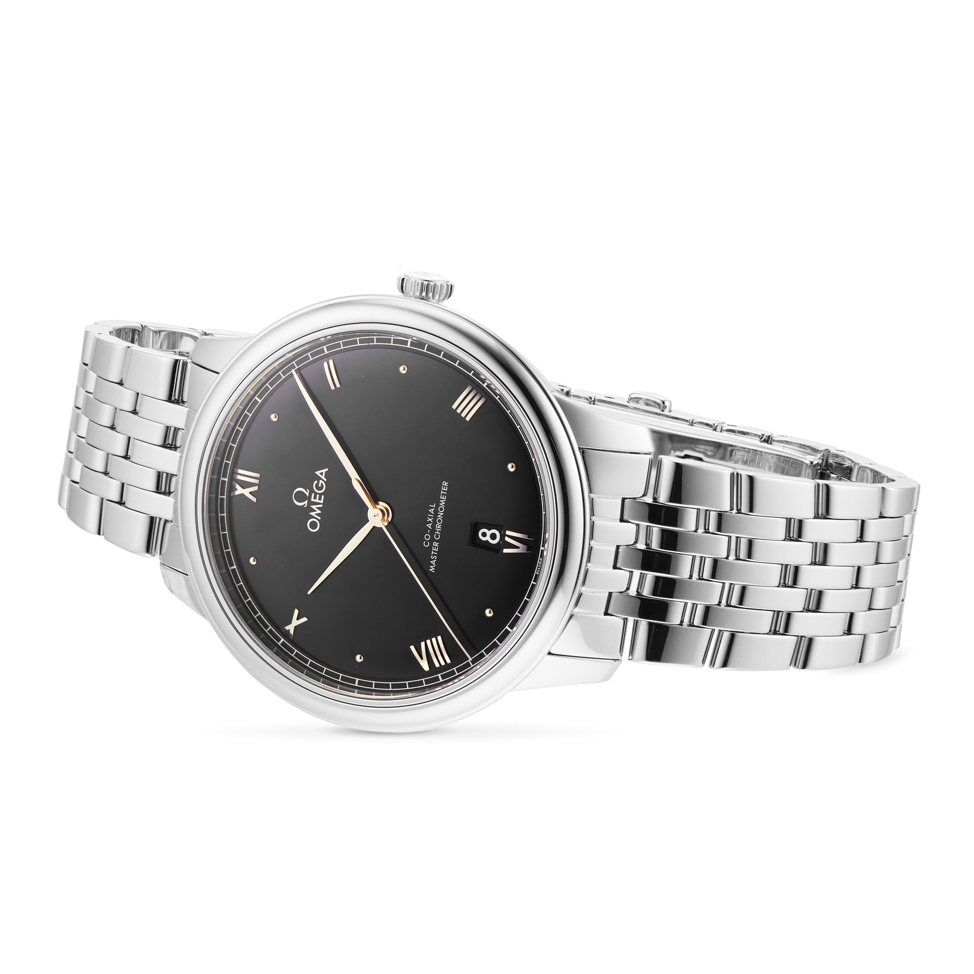 Omega De Ville Prestige Automatic Watch - 40mm Stainless Steel Black Dial - Image 3