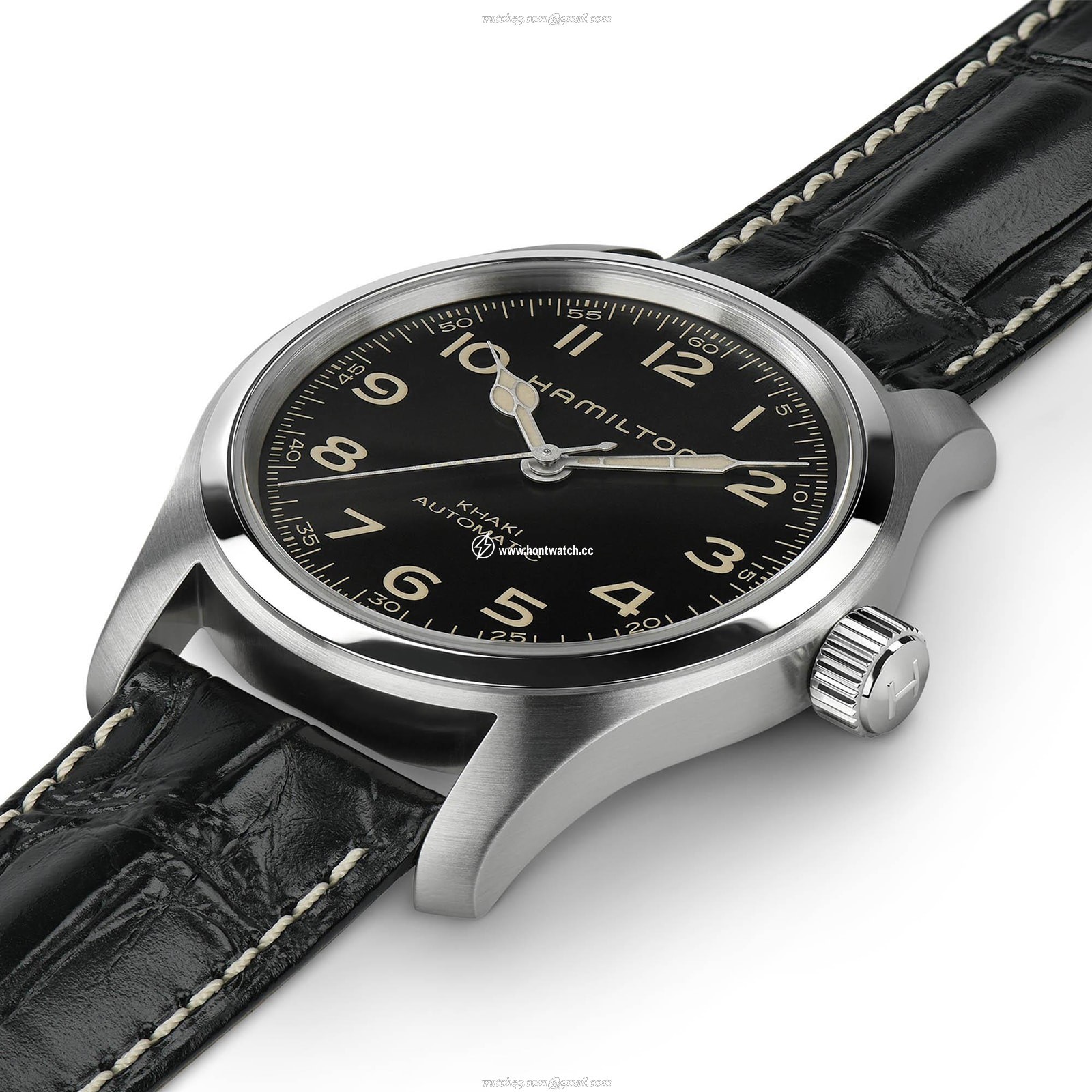 Hamilton Khaki Field H70605731 Automatic Black Dial - 42mm Stainless Steel - Image 2
