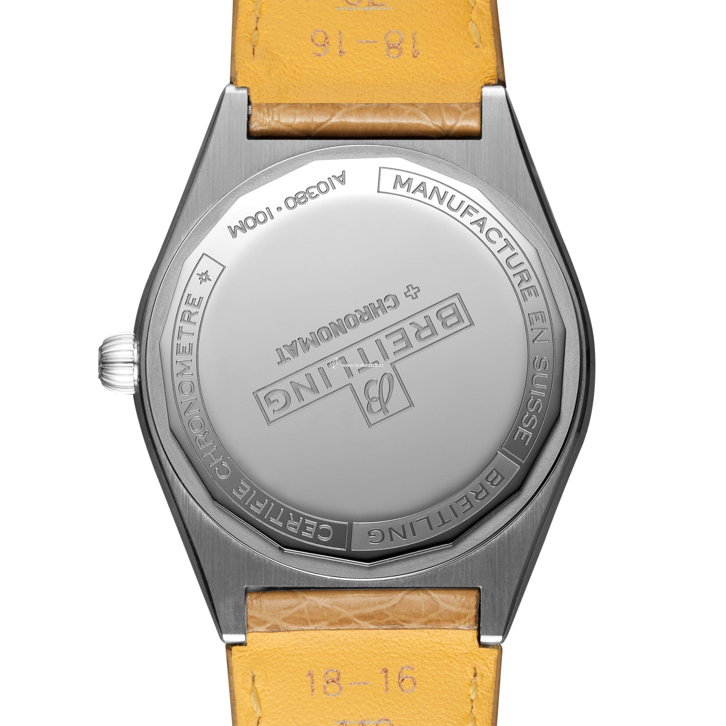 Breitling Chronomat 36mm Automatic - Stainless Steel Beige Dial | Alligator Strap - Image 2
