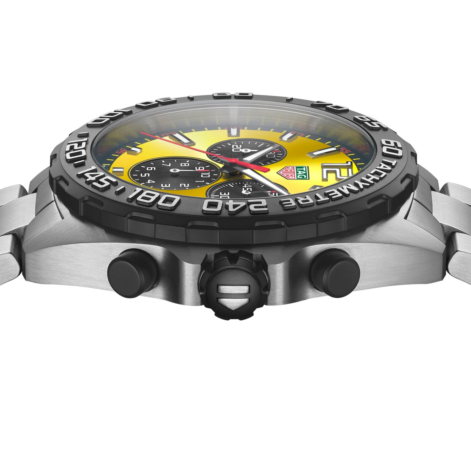 TAG Heuer Formula 1 CAZ101AM.BA0842 | 43mm Yellow Dial Quartz Watch - Image 4
