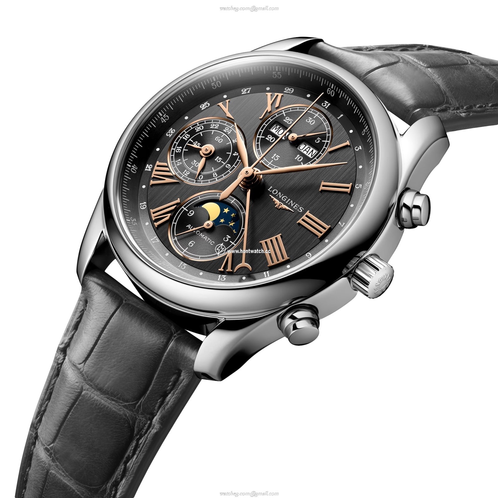 Longines Master Collection L26734612 | Automatic Grey Dial | 40mm Stainless Steel - Image 2