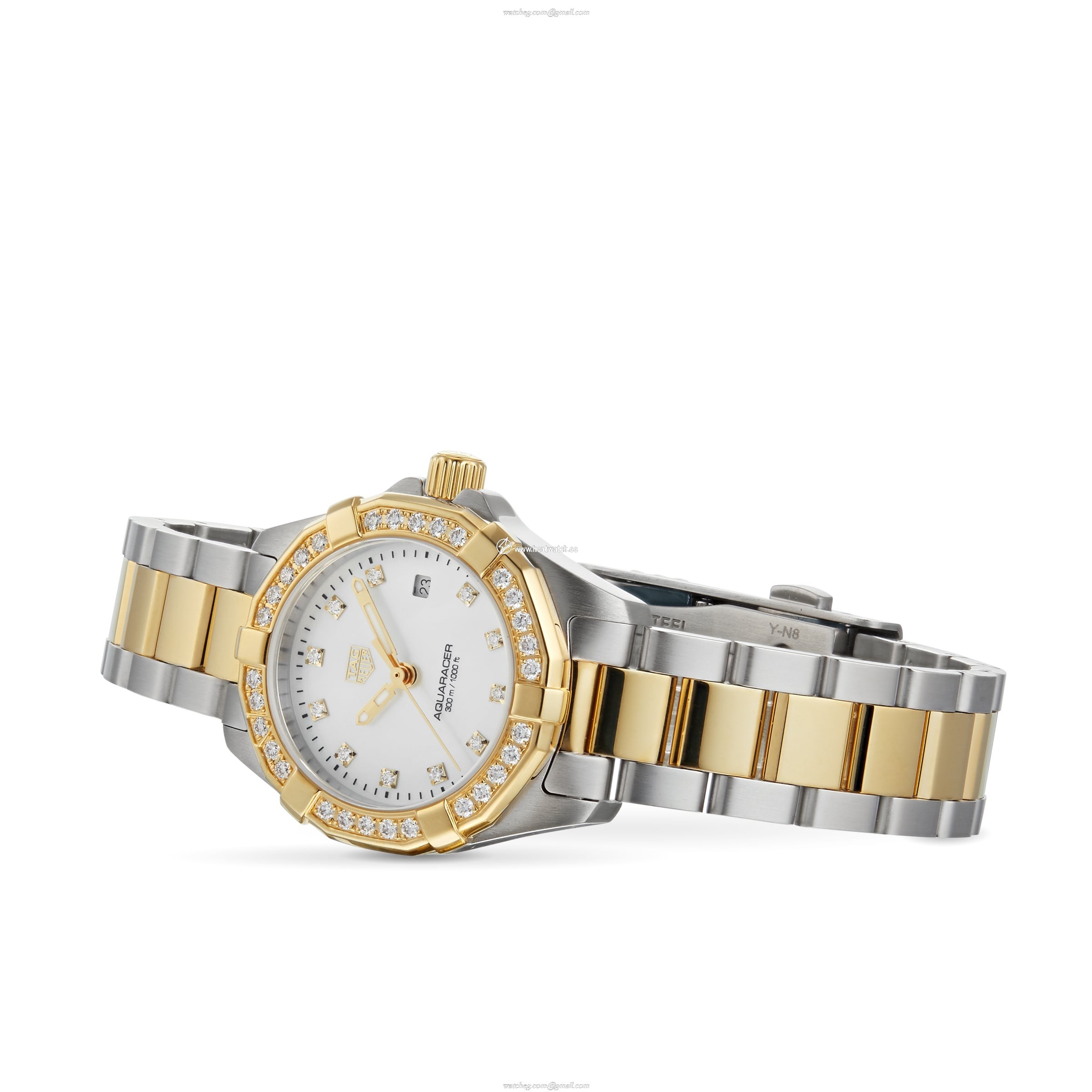 TAG Heuer Aquaracer WBD1423.BB0321 | 27mm Steel & Gold | Quartz Watch - Image 2