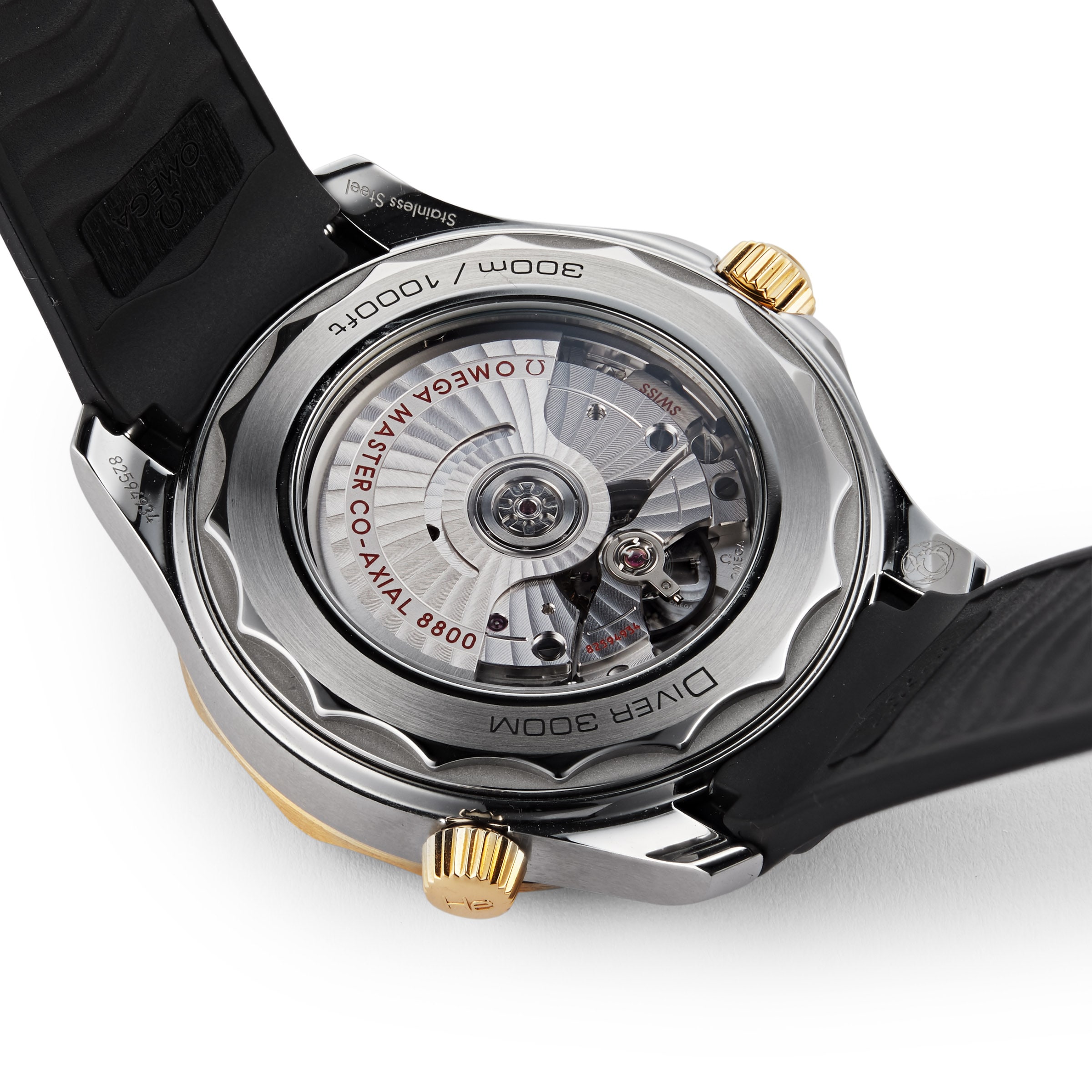 Omega Seamaster Diver 300M 42mm Automatic Black Dial Replica Watch - Image 4