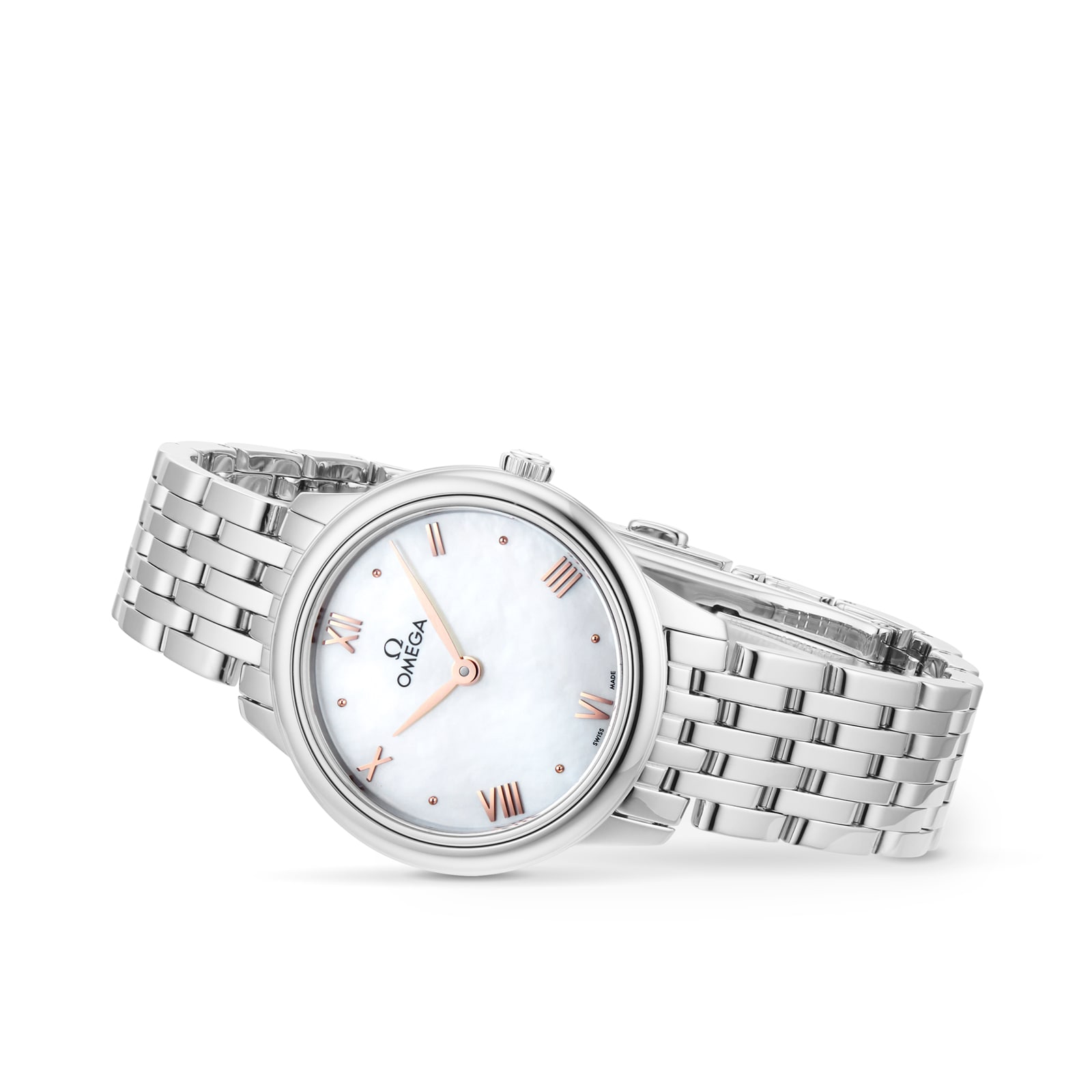 Omega De Ville Prestige | 27.5mm Stainless Steel | Quartz | Mother of Pearl Dial - Image 3
