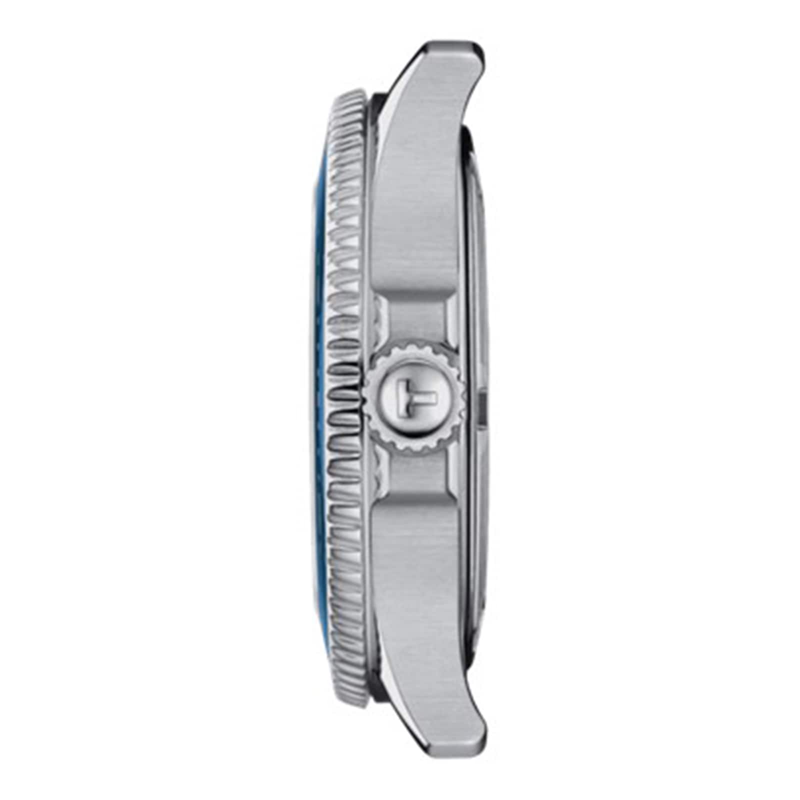 Tissot Seastar Quartz Watch - 36mm Blue Dial - Stainless Steel - 300m Water Resistant - Image 3