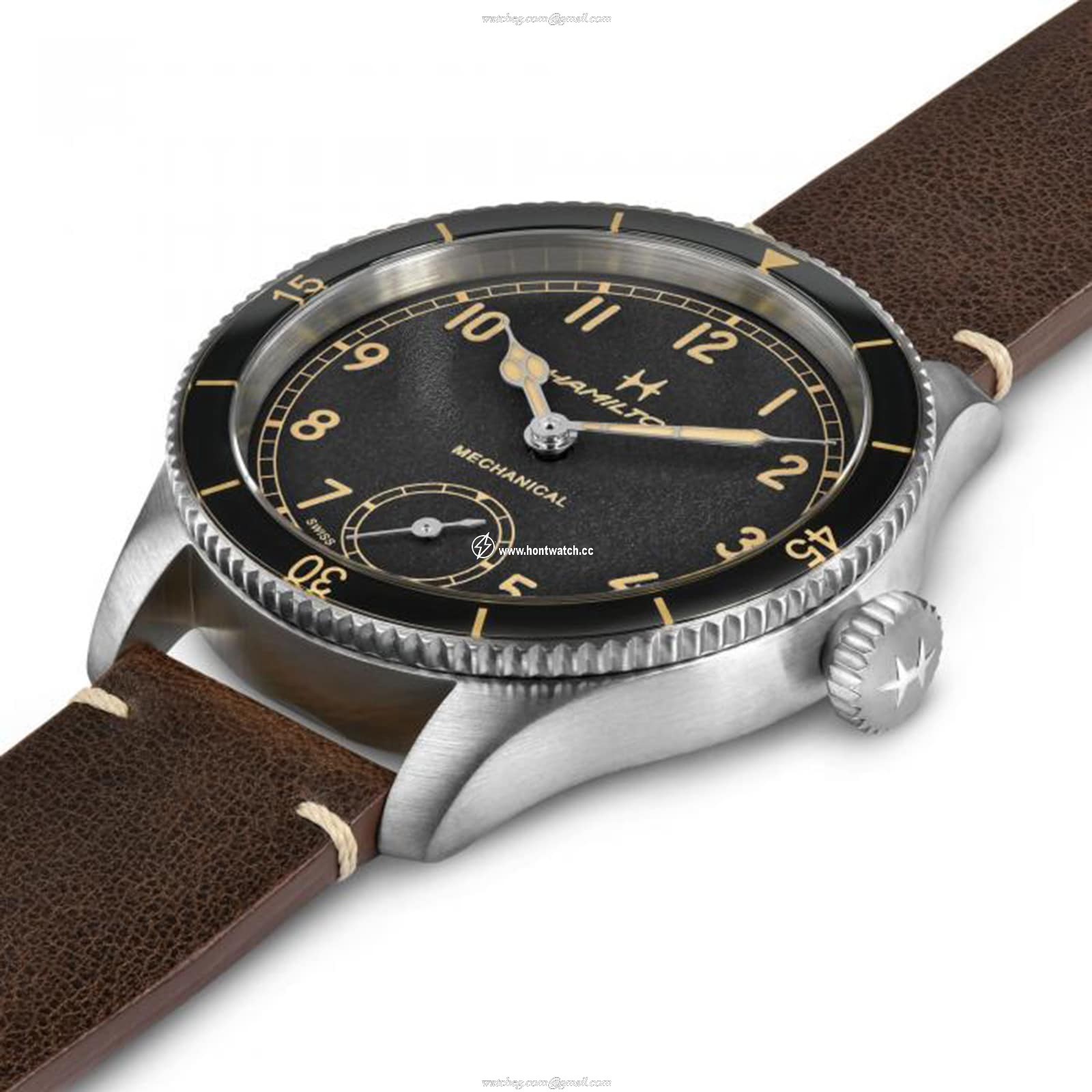 Hamilton Khaki Aviation H76719530 | 43mm Black Dial | Mechanical Watch - Image 2