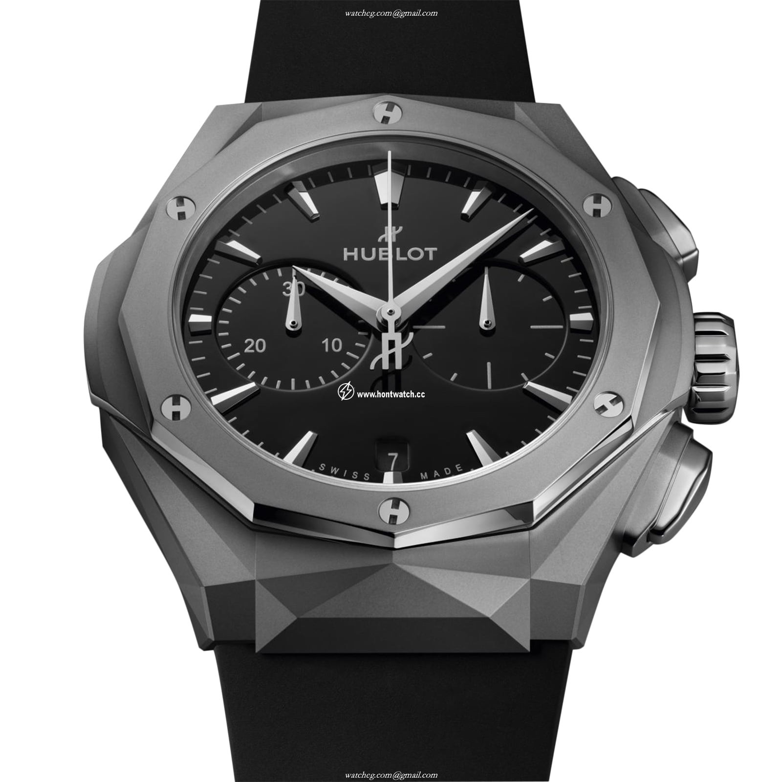 Hublot Classic Fusion Orlinski Titanium Automatic Watch - 41mm Black Dial - Image 2