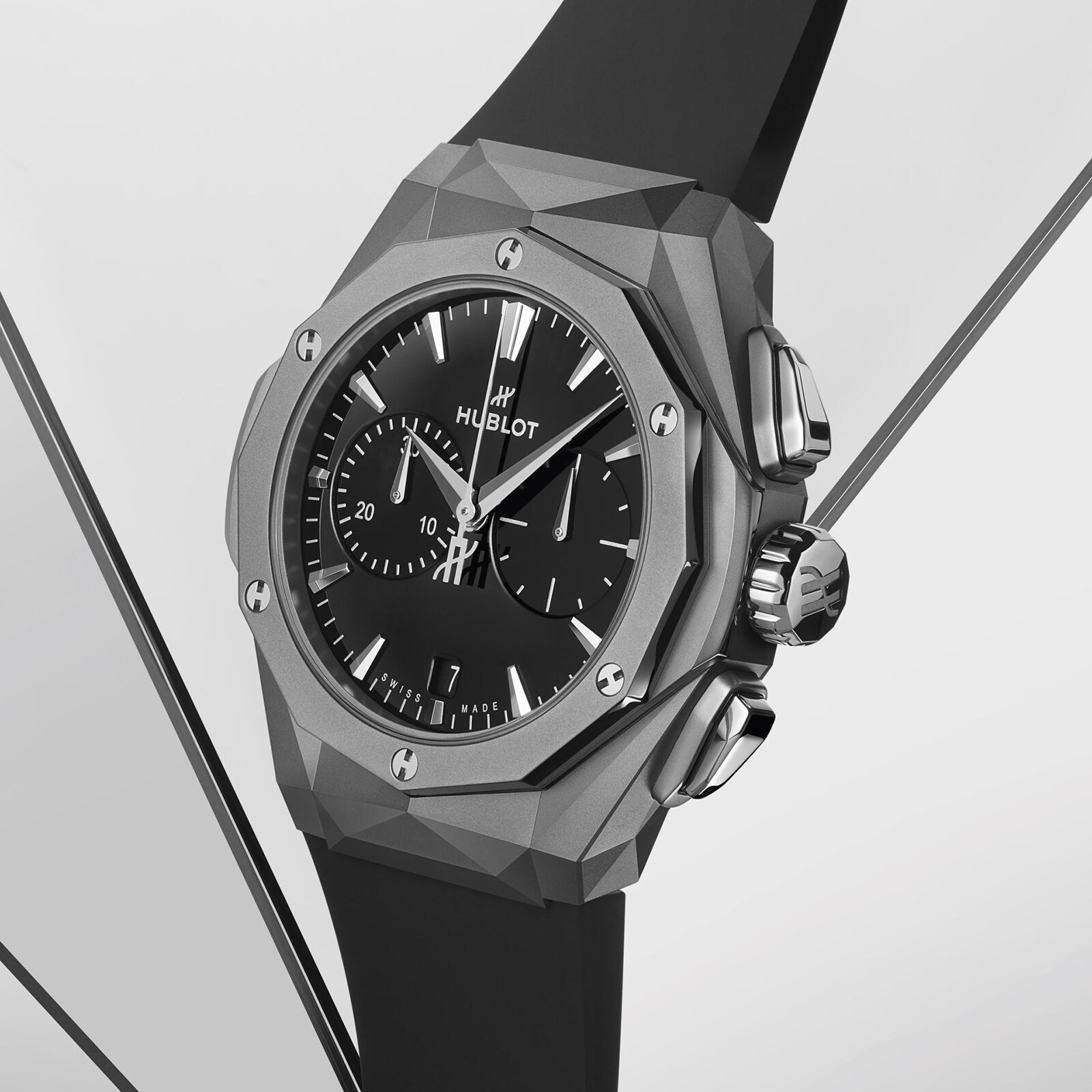 Hublot Classic Fusion Orlinski Titanium Automatic Watch - 41mm Black Dial - Image 3