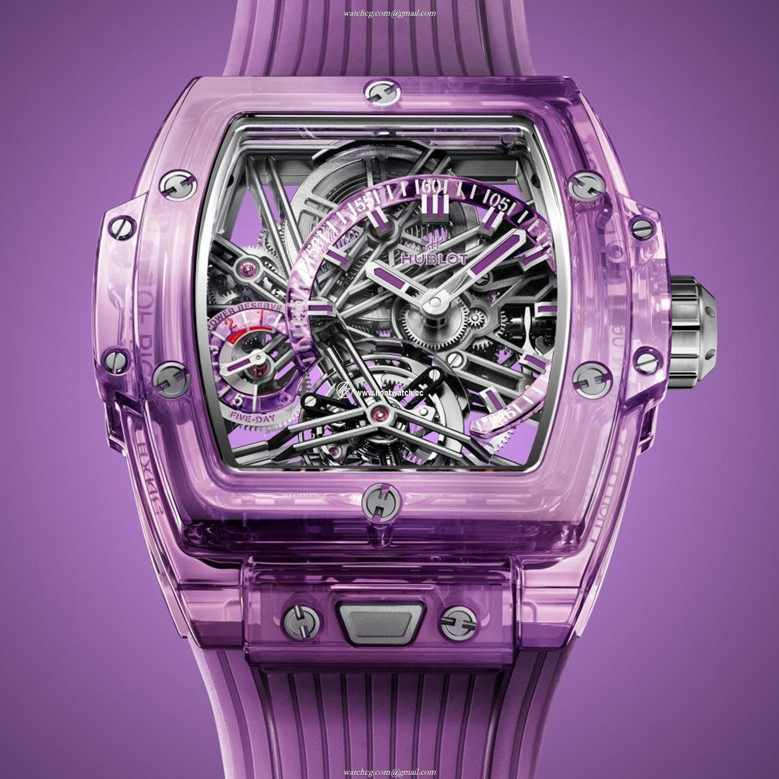 Hublot Spirit Of Big Bang 42mm Sapphire Skeleton Automatic Watch - Image 2