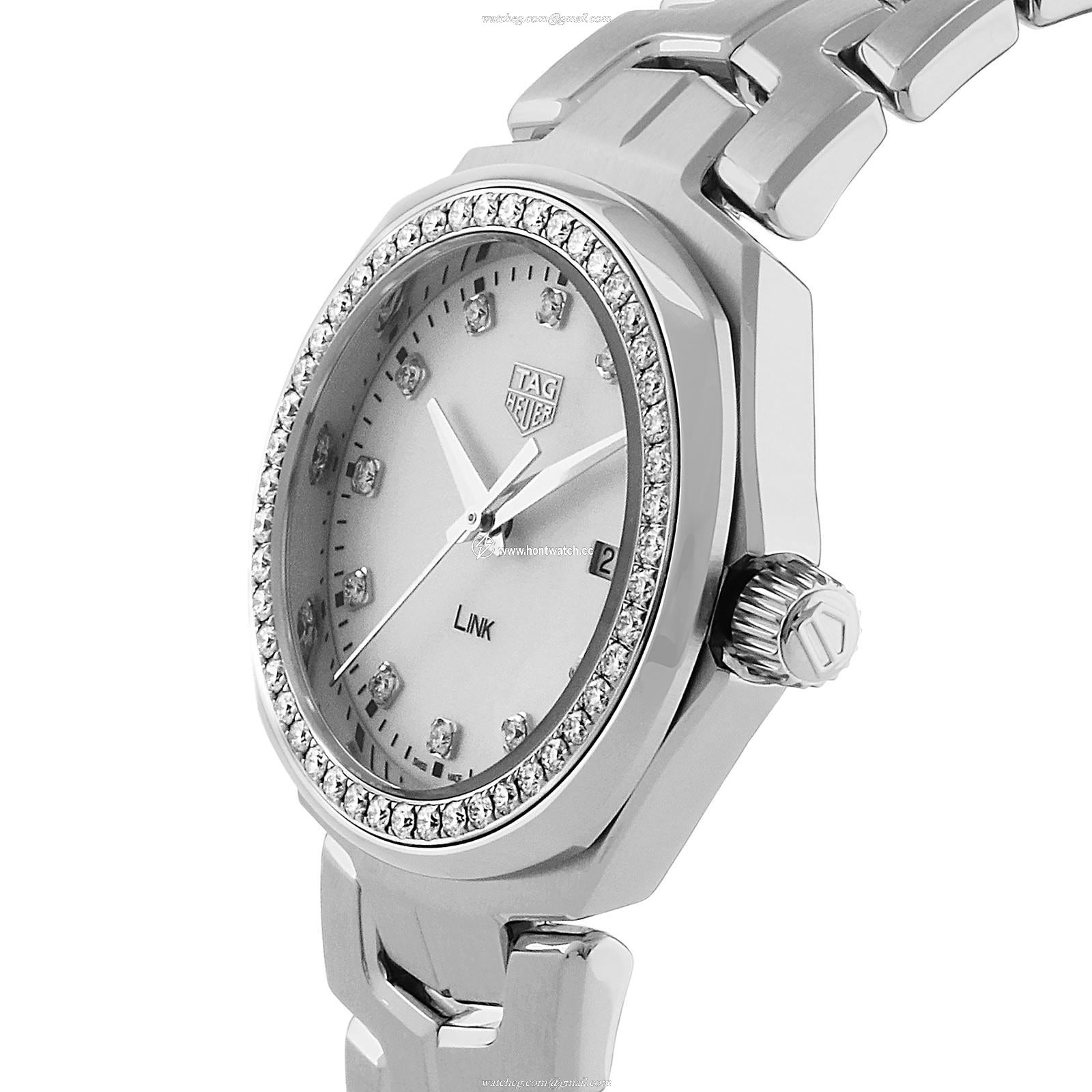 TAG Heuer Link Ladies Watch - 32mm Stainless Steel - Mother of Pearl Dial - Image 2