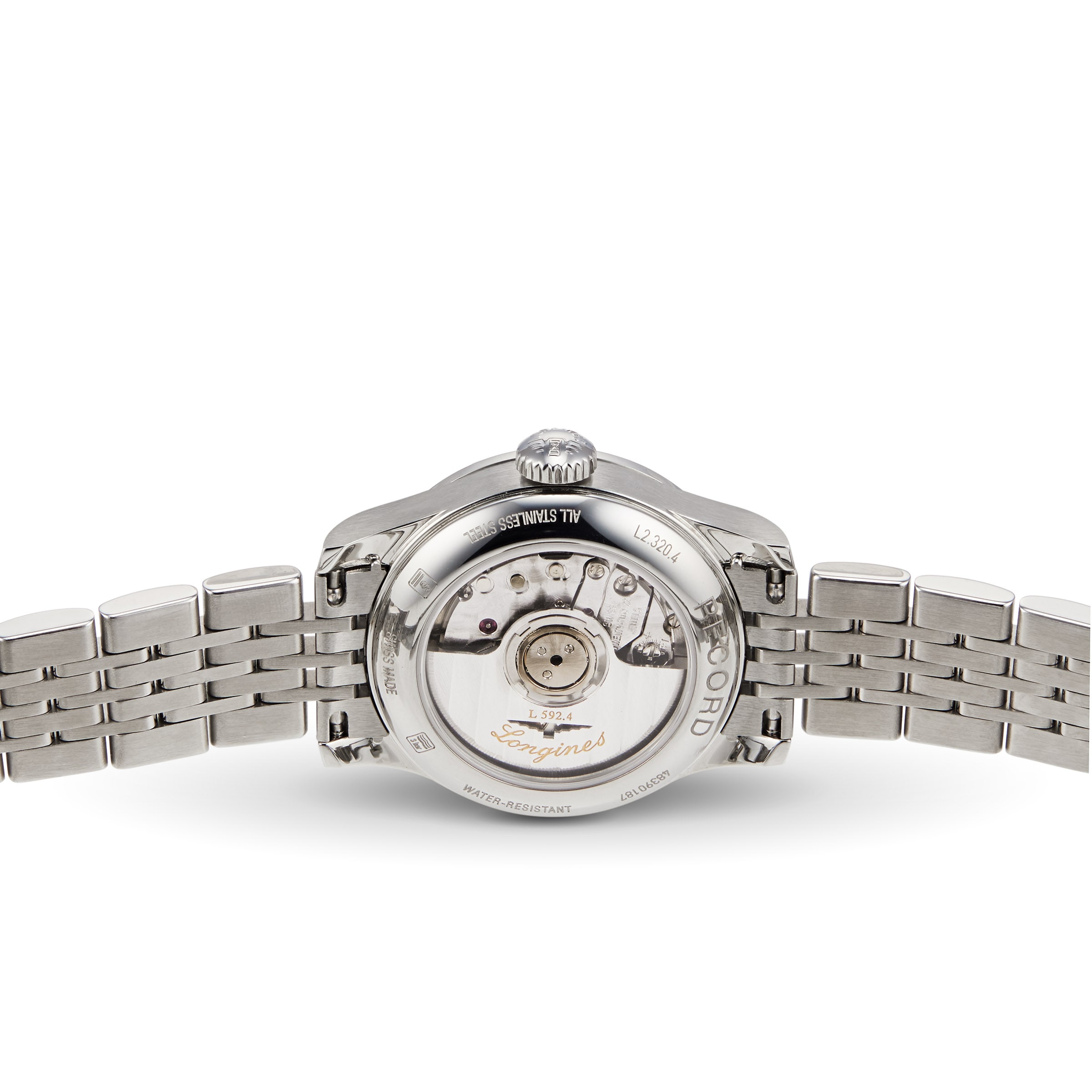 Longines Record L23204116 | 26mm White Dial | Automatic Watch - Image 4
