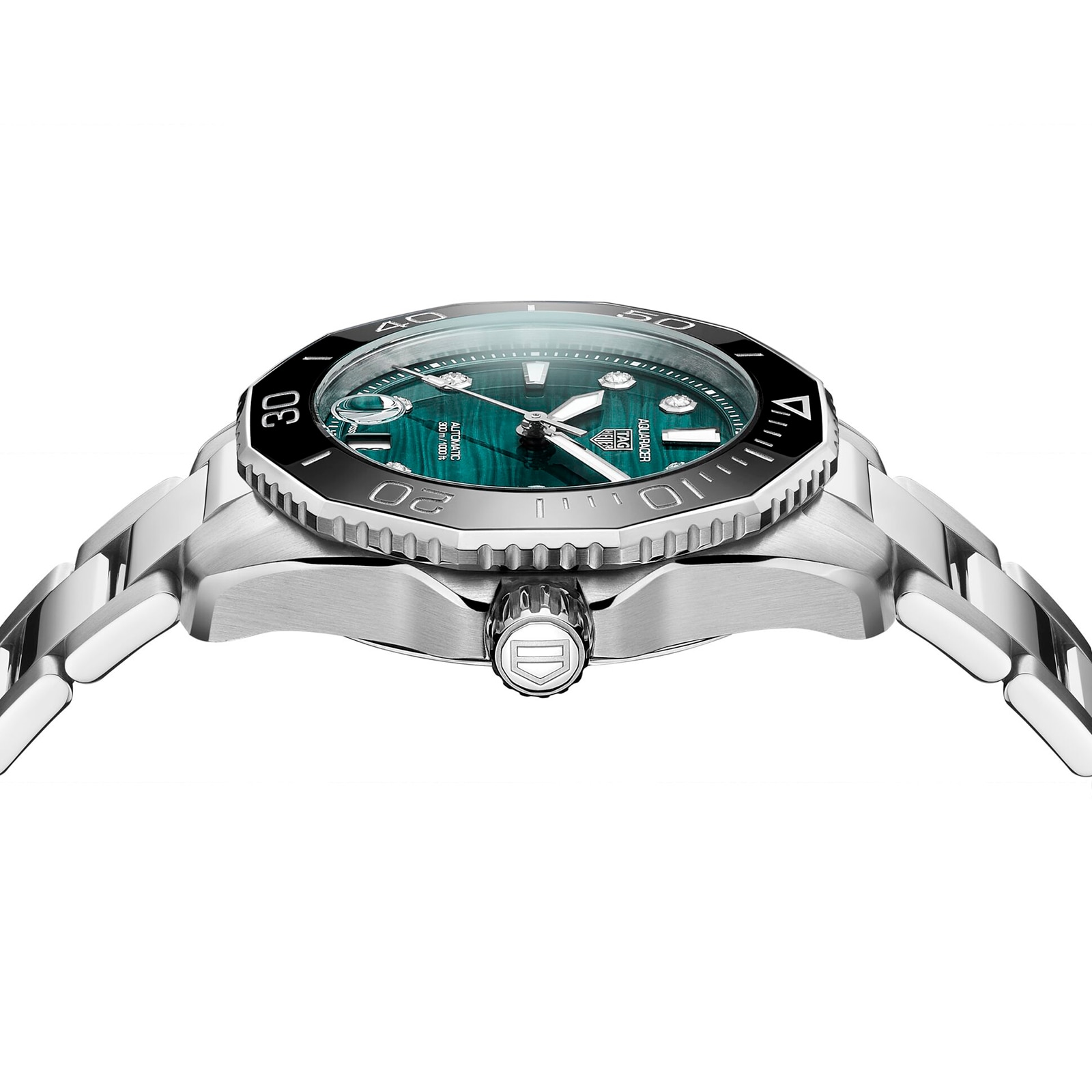 TAG Heuer Aquaracer WBP231G.BA0618 | 36mm Green Dial | Automatic Watch - Image 4