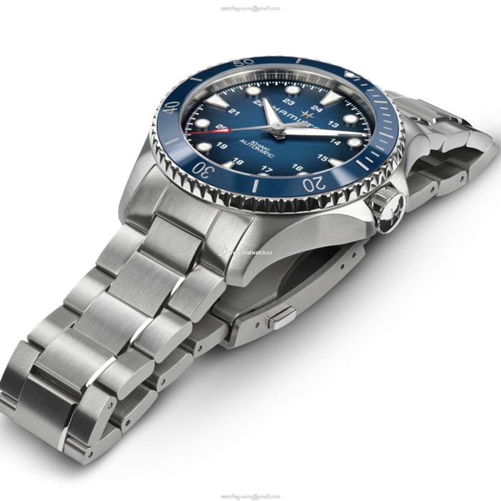 Hamilton Khaki Navy H82505140 Automatic Blue Watch - 43mm Stainless Steel - Image 2