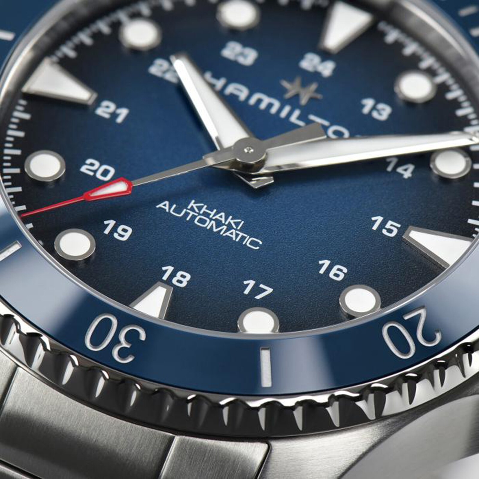 Hamilton Khaki Navy H82505140 Automatic Blue Watch - 43mm Stainless Steel - Image 4