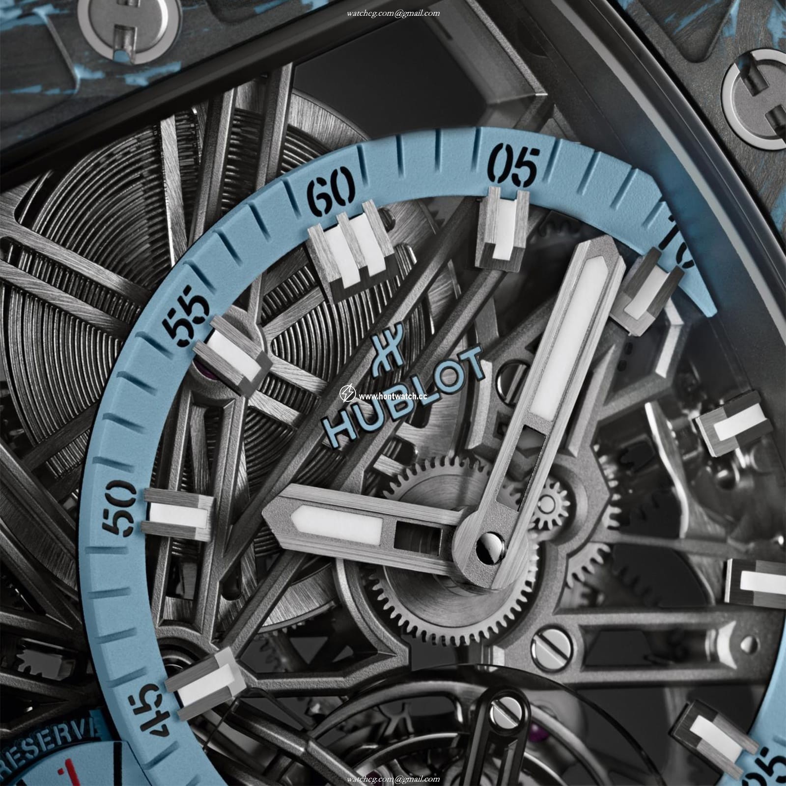 Hublot Spirit Of Big Bang 42mm Carbon Fibre Automatic Skeleton Watch - Image 2